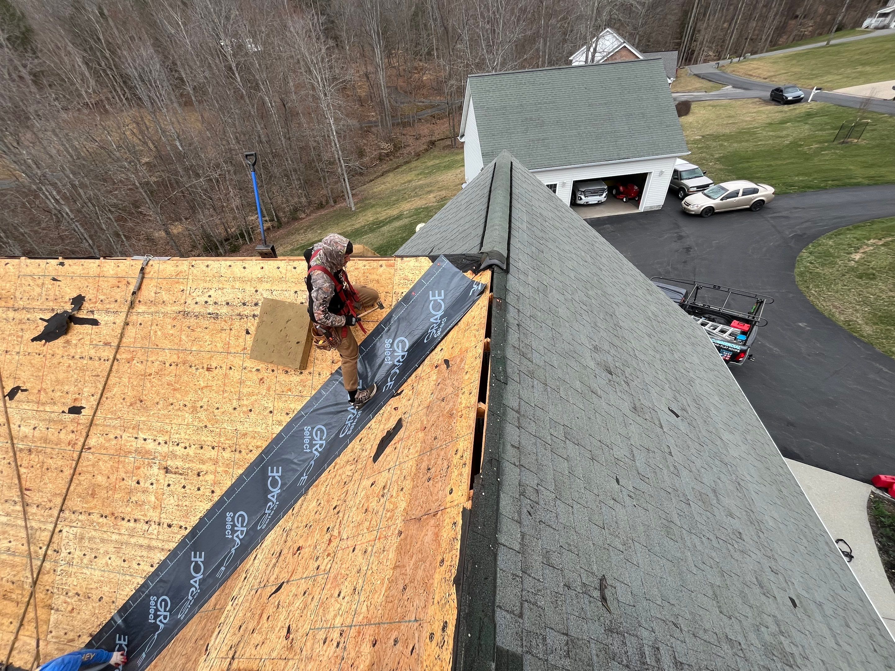 Residential Roofing Installation using Certainteed Landmark Pro Shingles by Fahey Roofing + Contracting