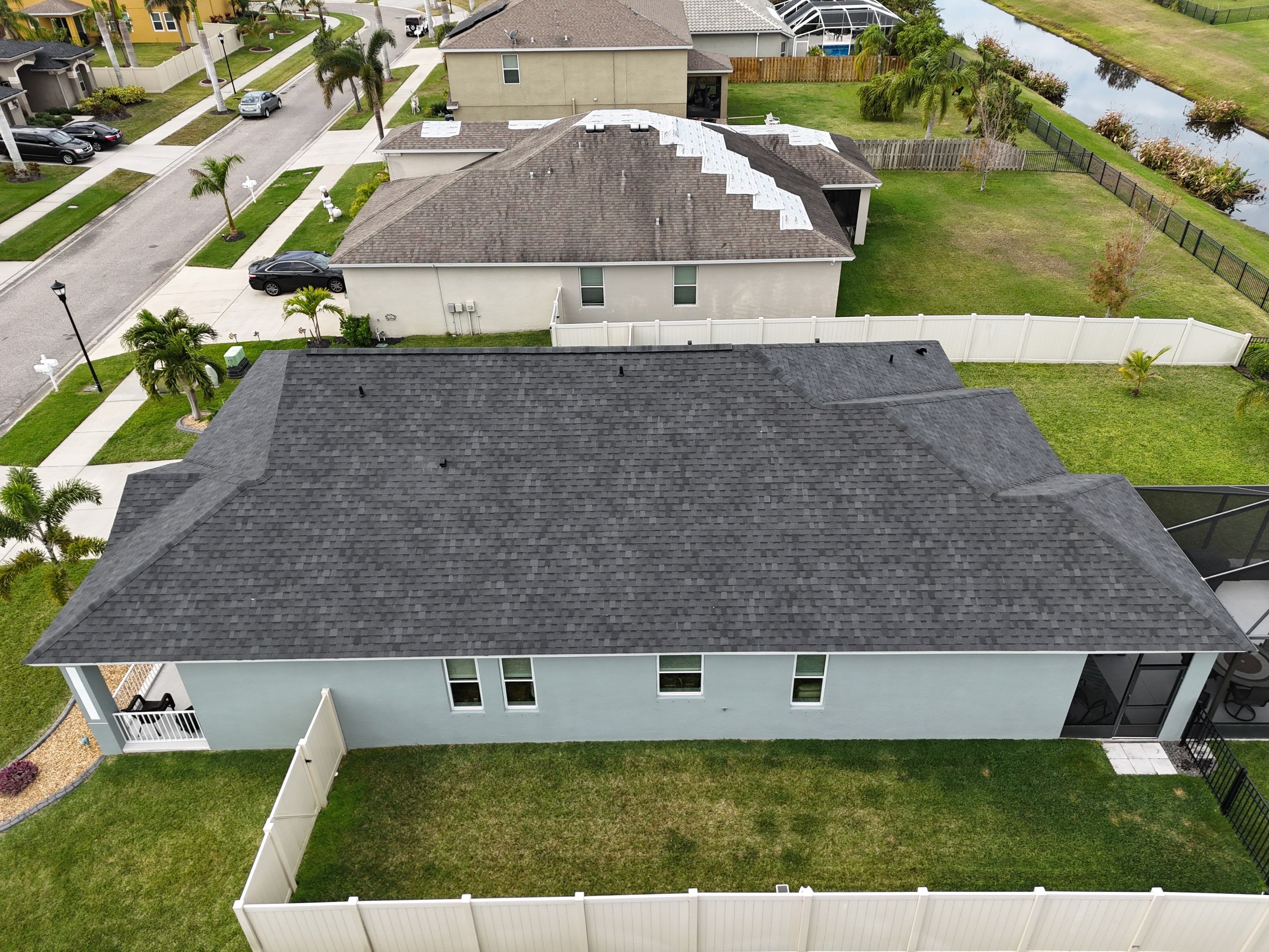Roof Replacement in Apollo Beach Fl. by Steadfast Roofing 
