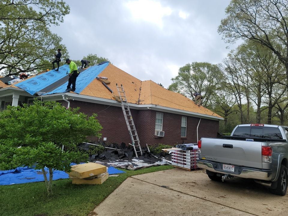 Residential Roofing Installation using Roof Replacement by American Roofing & Construction LLC