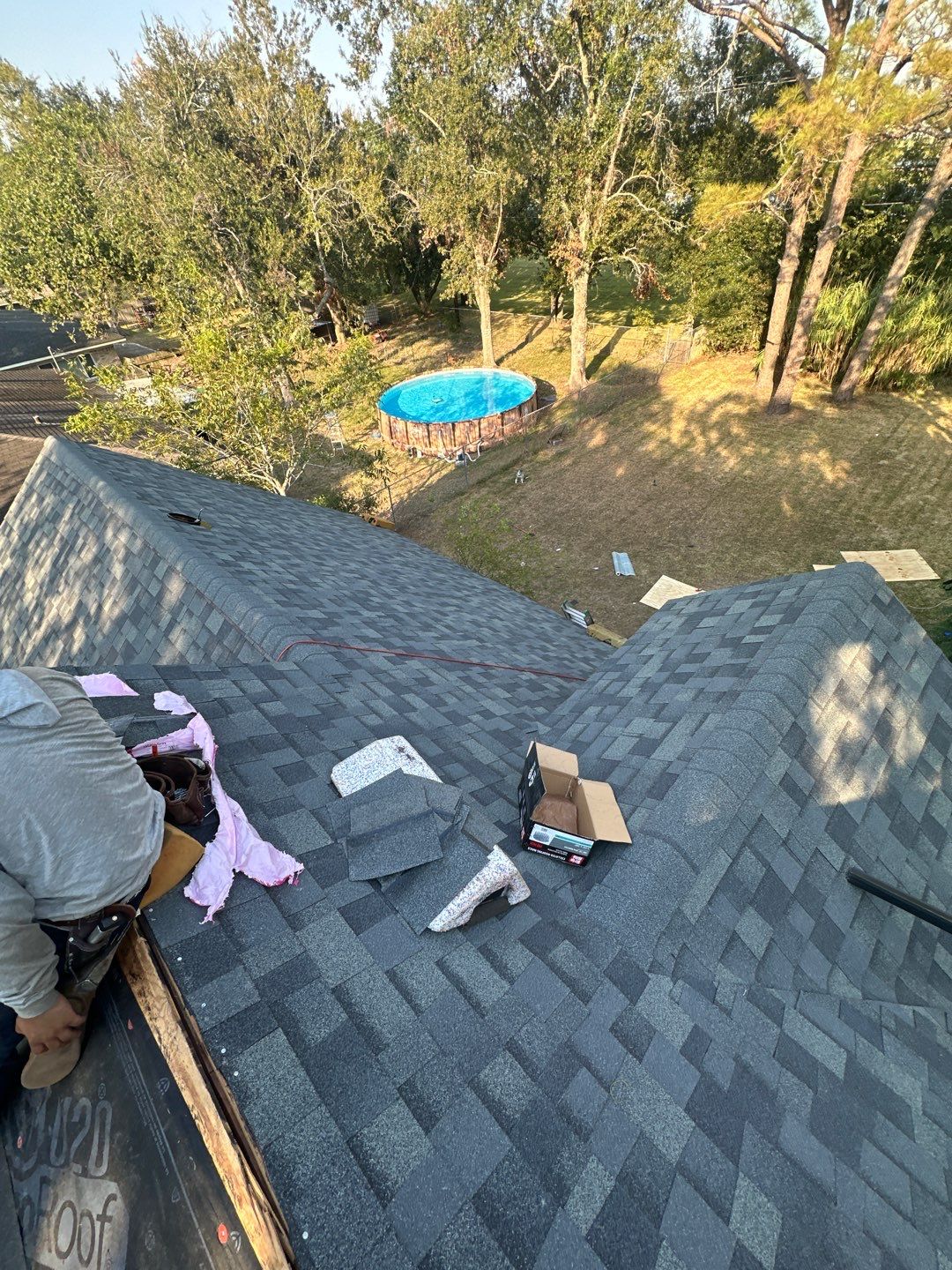 Residential Roofing Repair using Owen's Corning Duration (Lifetime) Shingles by Roof Repair Company