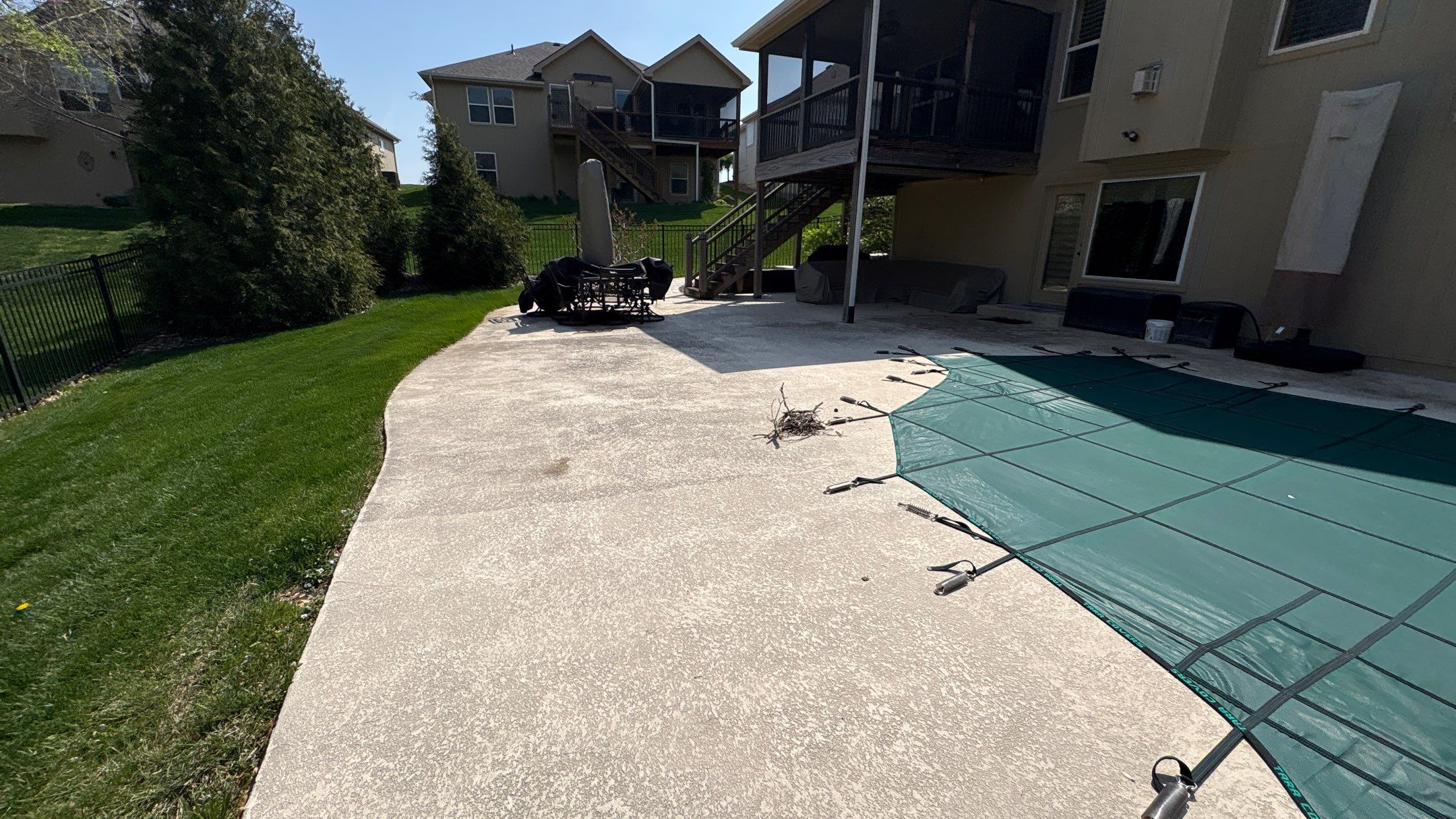 Pool Deck Refresh- Kansas City, MO by Big Red Decorative Concrete, LLC