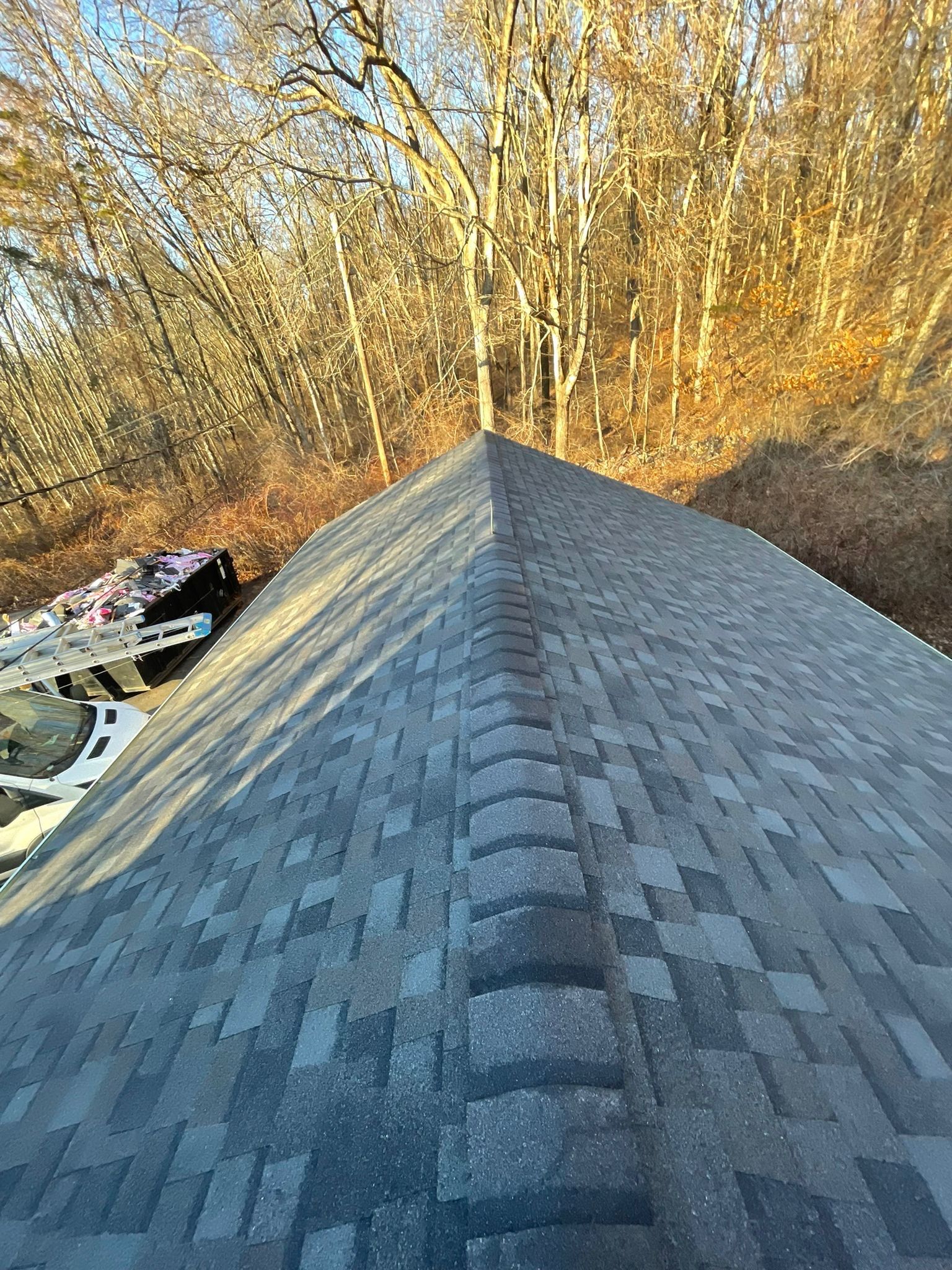 Residential Roofing Installation using Owens Corning TruDefinition - Williamsburg Gray by A Plus Exterior
