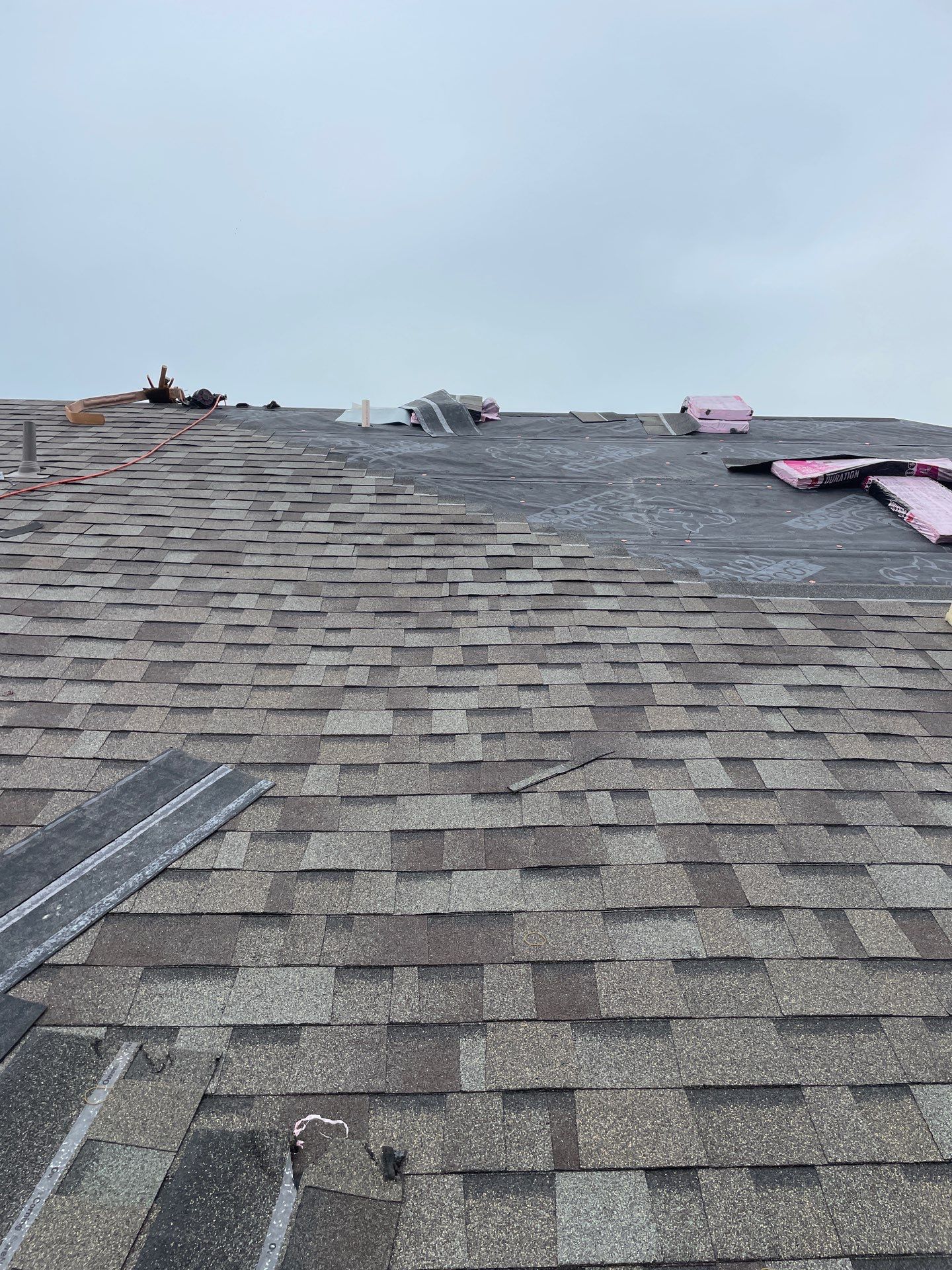 Residential Roofing Repair using Owen's Corning Duration (Lifetime) Shingles by Roof Repair Services LLC
