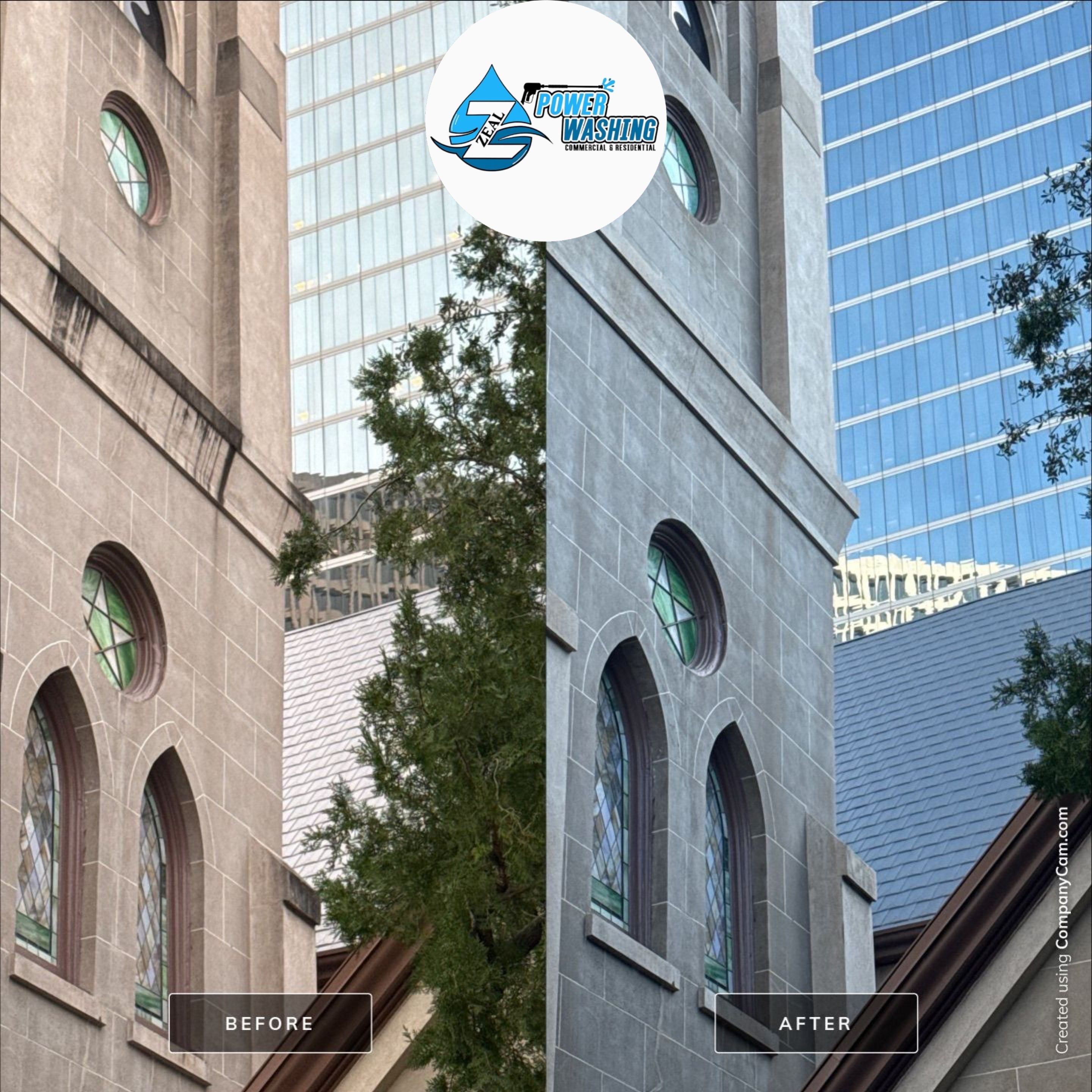 Historic Church Cleaning by Zeal Power Washing
