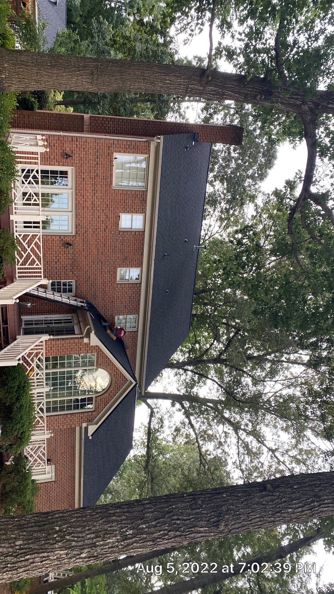 Roof Replacement using Gaf HDZ Charcoal by Just In Time Roofing and Restoration
