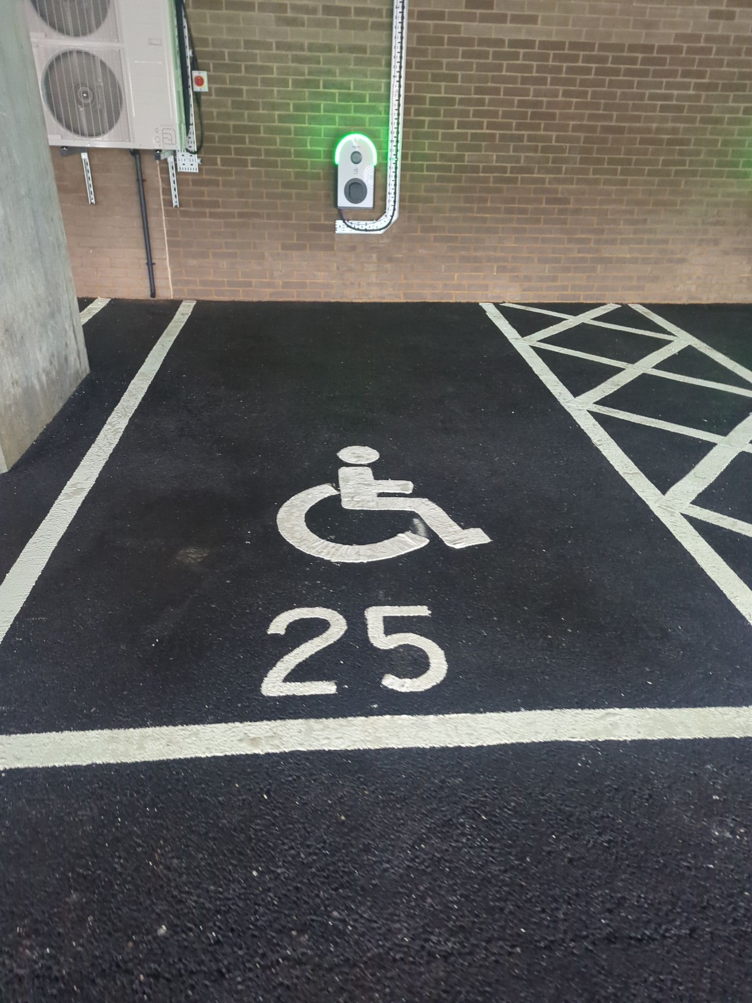 Car park cleaning using Honda 15lpm Low Pressure Washing Machine by Ges Exterior Cleaning ltd