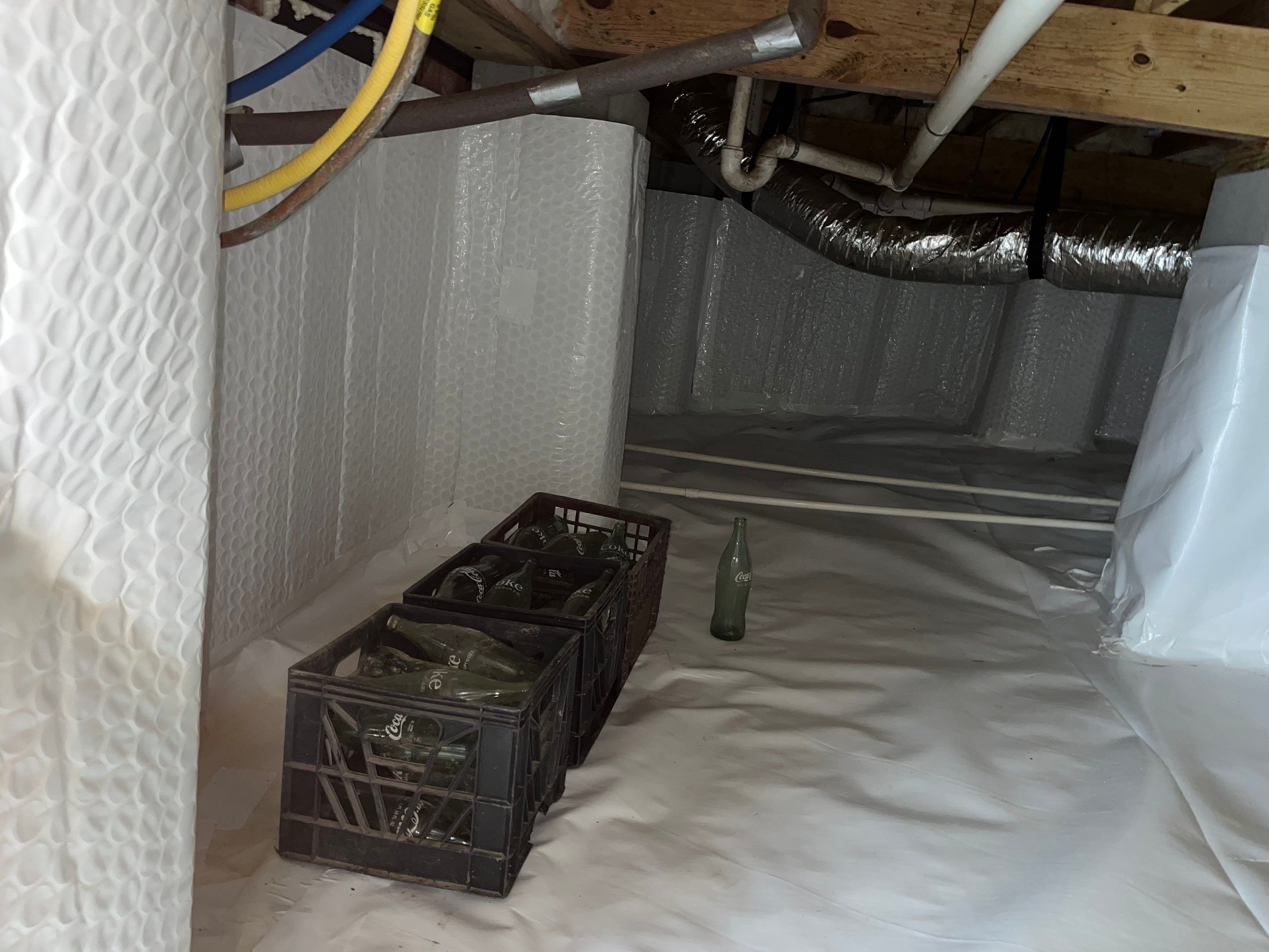 Impact Choice Encapsulation with French Drain, Mold Removal, and Crawlspace Door by Impact Crawlspace