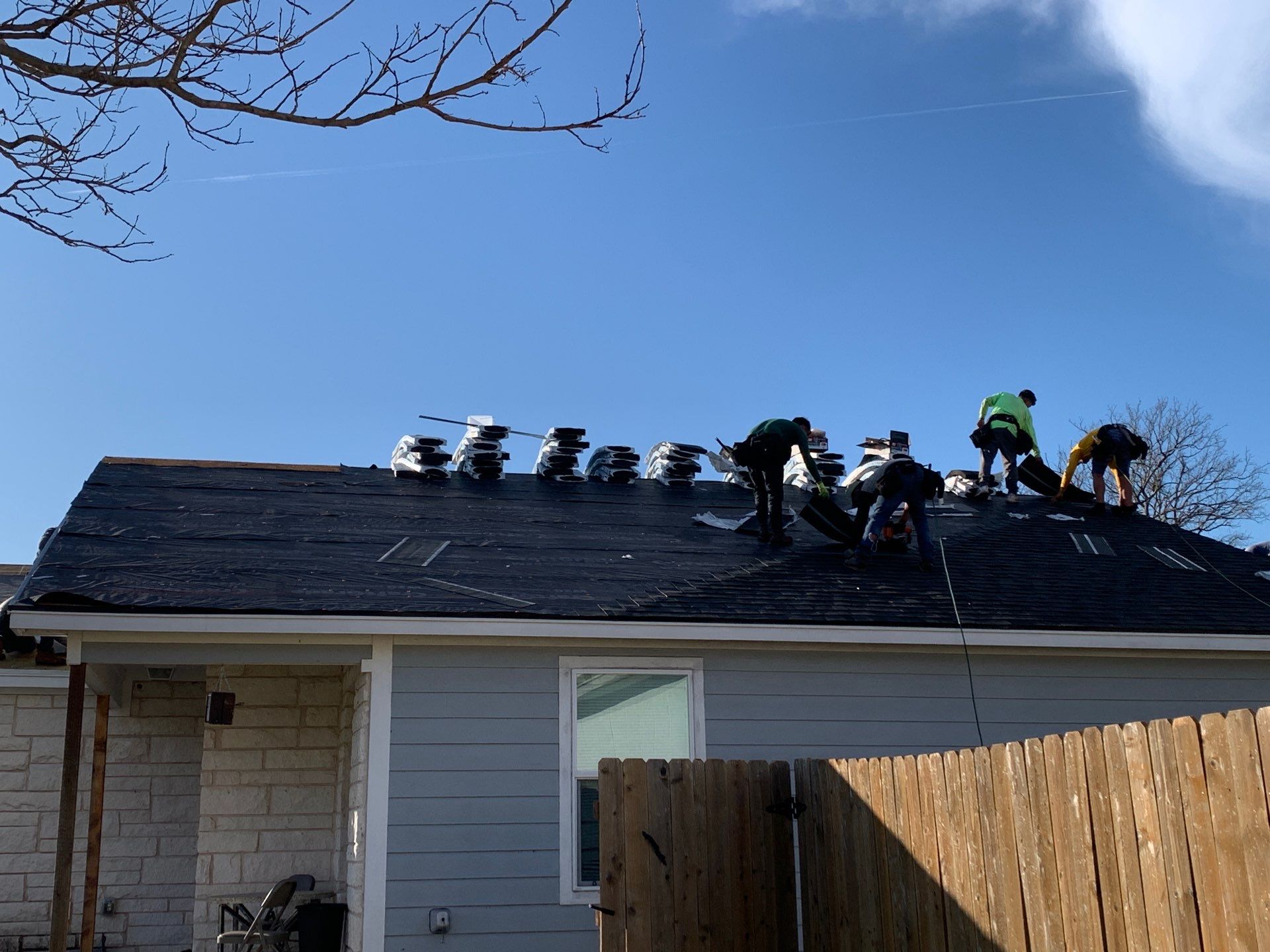 Asphalt Shingle Roof Replacement and Attic Vent Installation in Round Rock by Caliber Restoration LLC