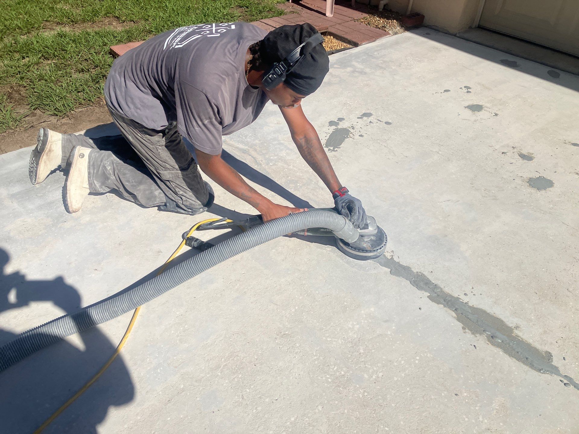 Pool Deck and Driveway in Pebble Beach by Cross Creek Concrete Coatings