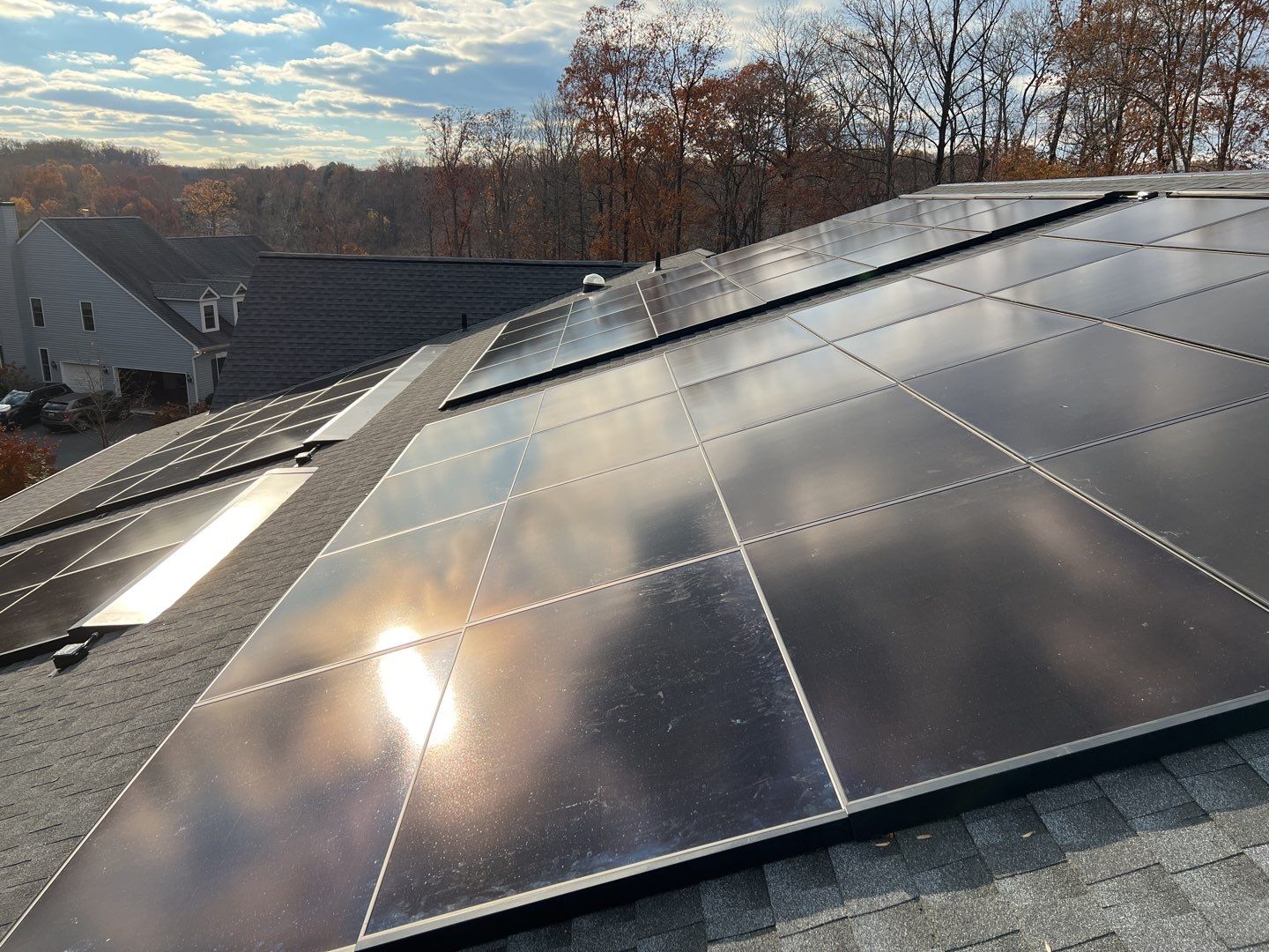 Solar Roof using GAF Decotech integrated panels by American Home Contractors
