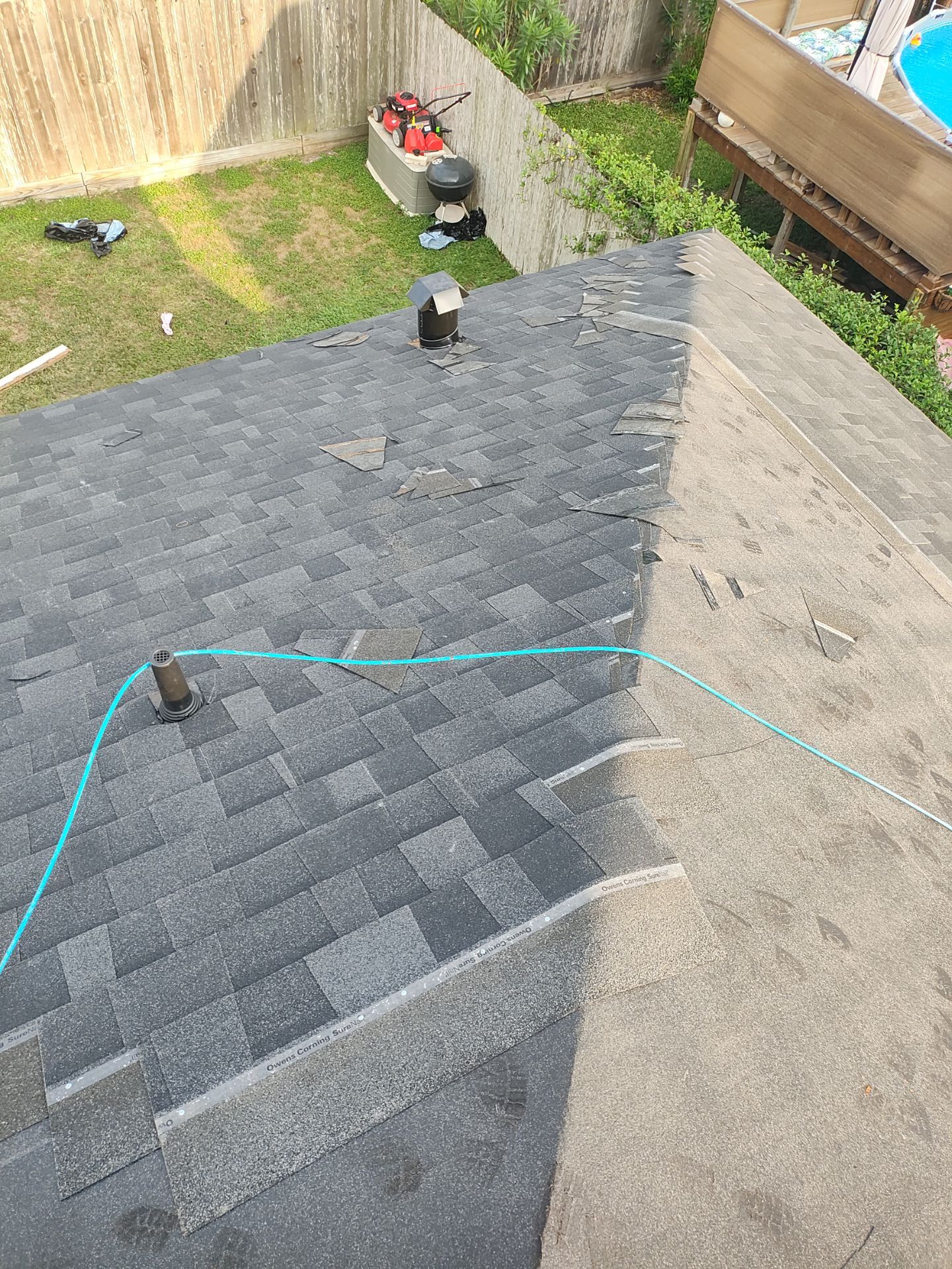 Nothing looks nicer than a little black roof by Bayfront Roofing and Construction