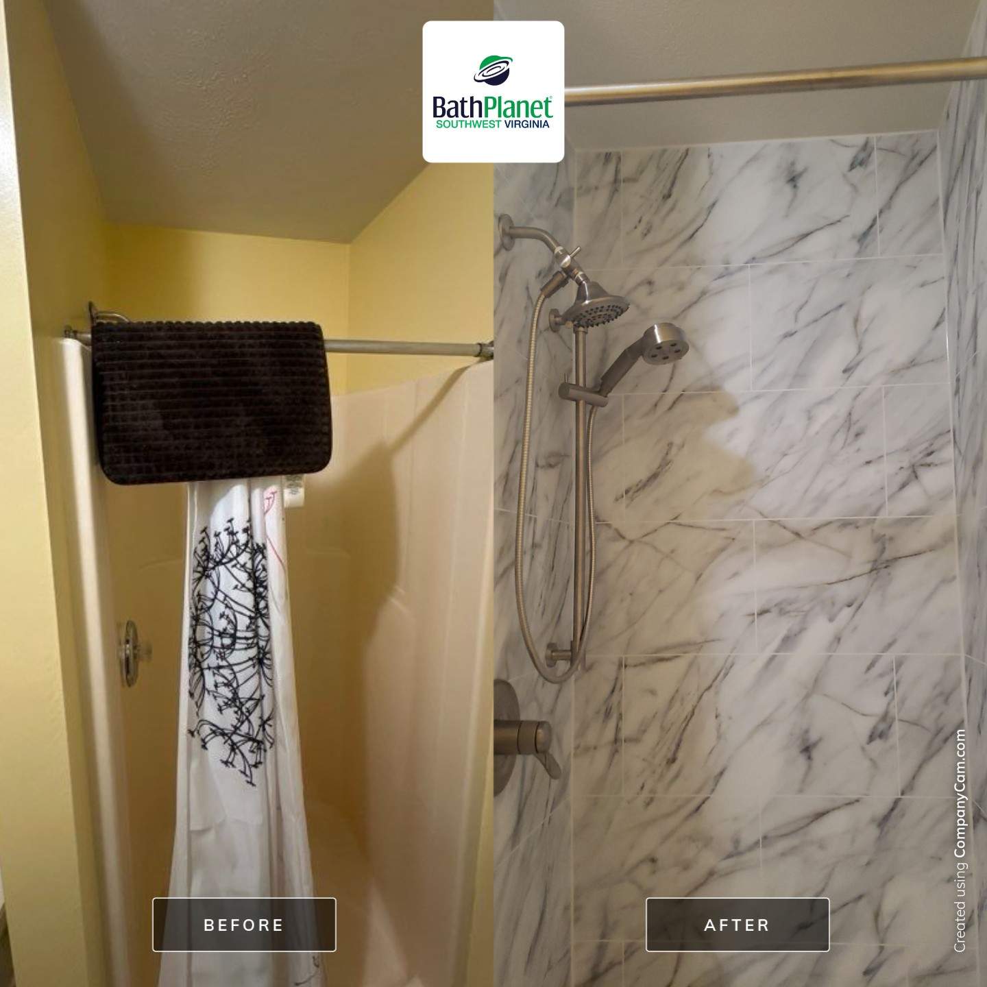 Galena Shower Stall by BathPlanet SW Virginia