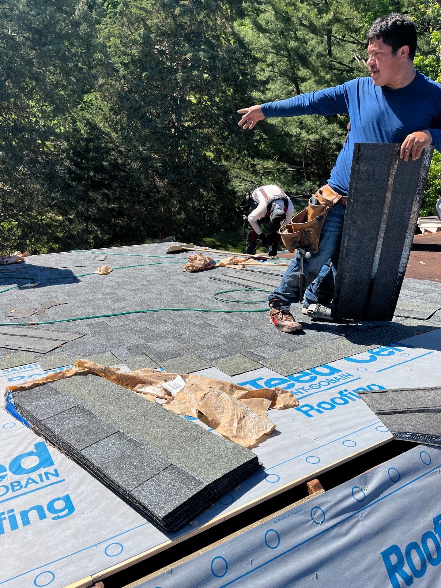 Oakton: CertainTeed Landmark Pro Designer Shingles in Max Def Pewter by RM Banning, Inc.