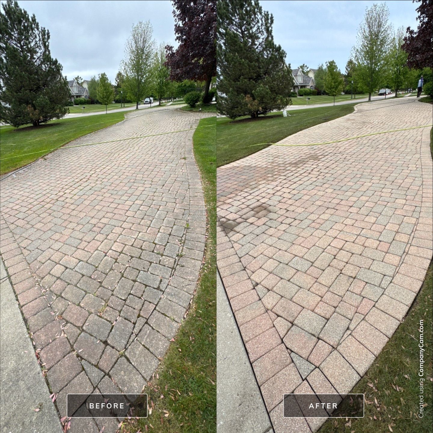 Project in Libertyville by Simmons Power & Soft Washing