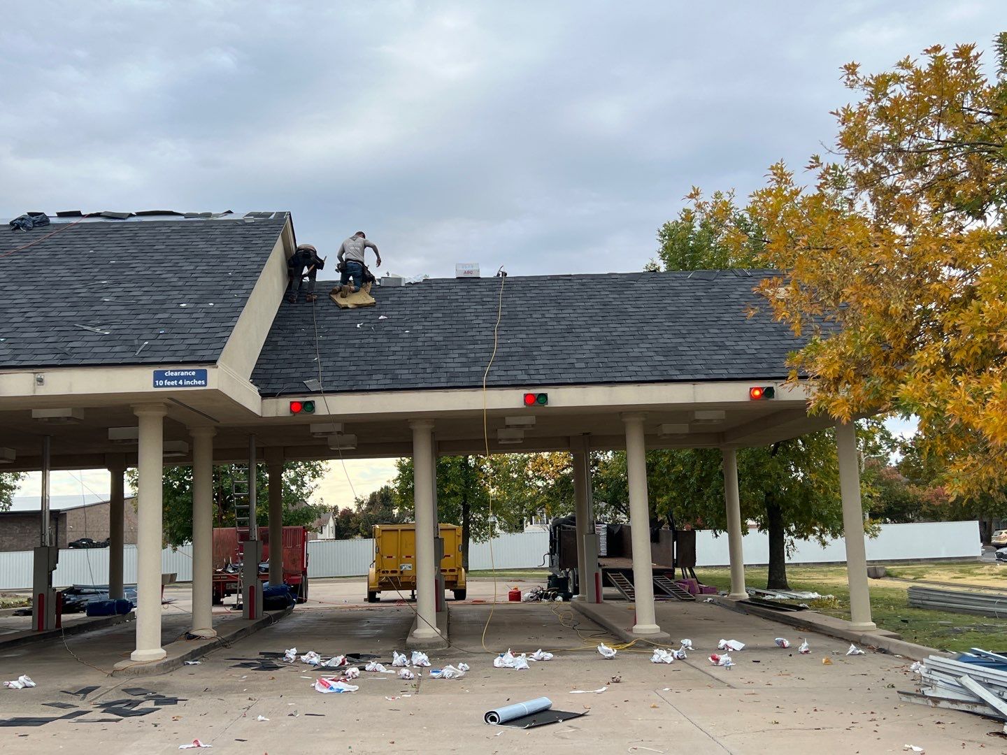 Commercial Roofing Installation using Certainteed Belmont IR by Castillo Roofing
