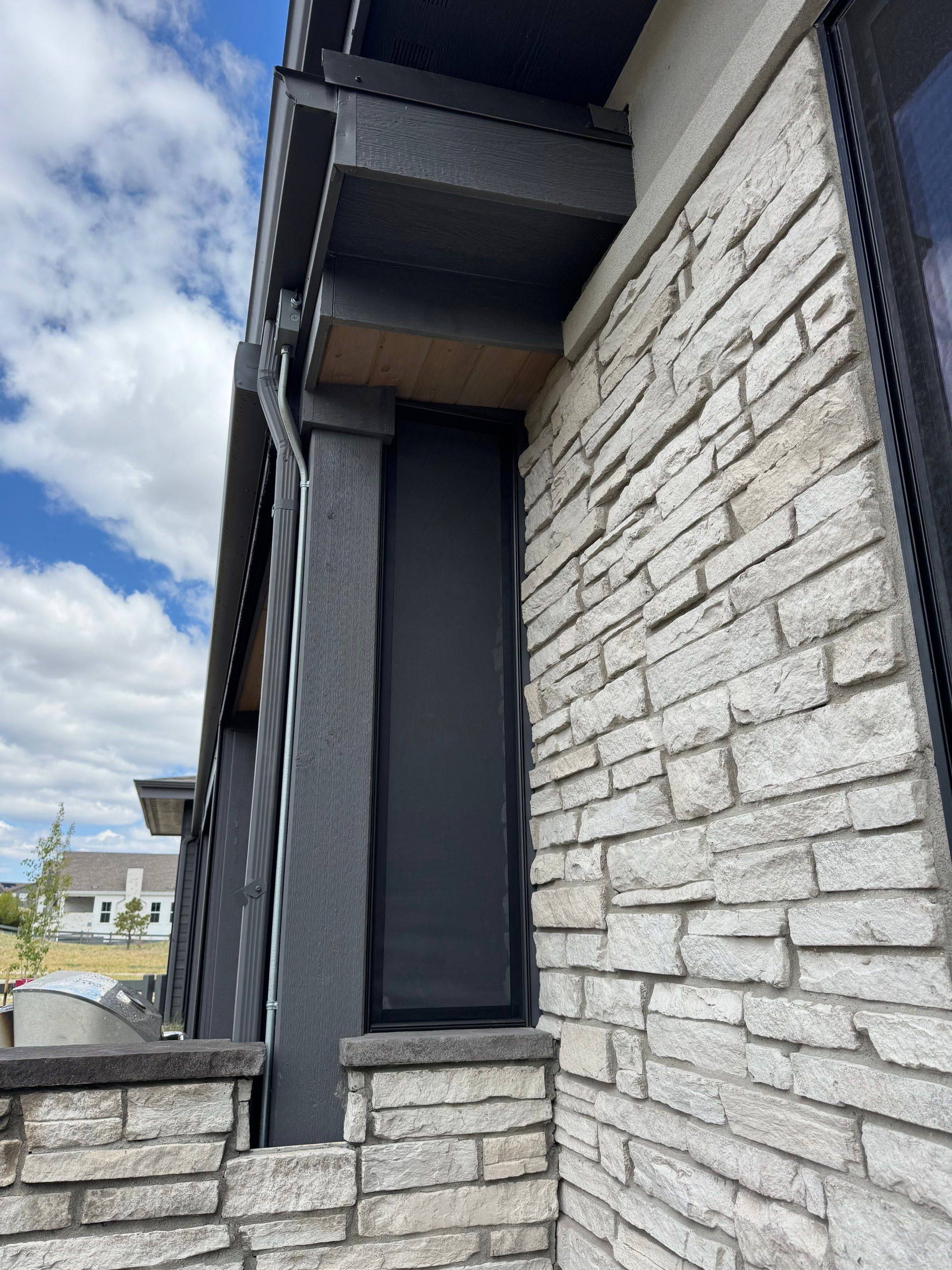 Exterior All-Weather MagnaTrack Screens Installation using Progressive MagnaTrack Screens by Outdoor Solutions Colorado