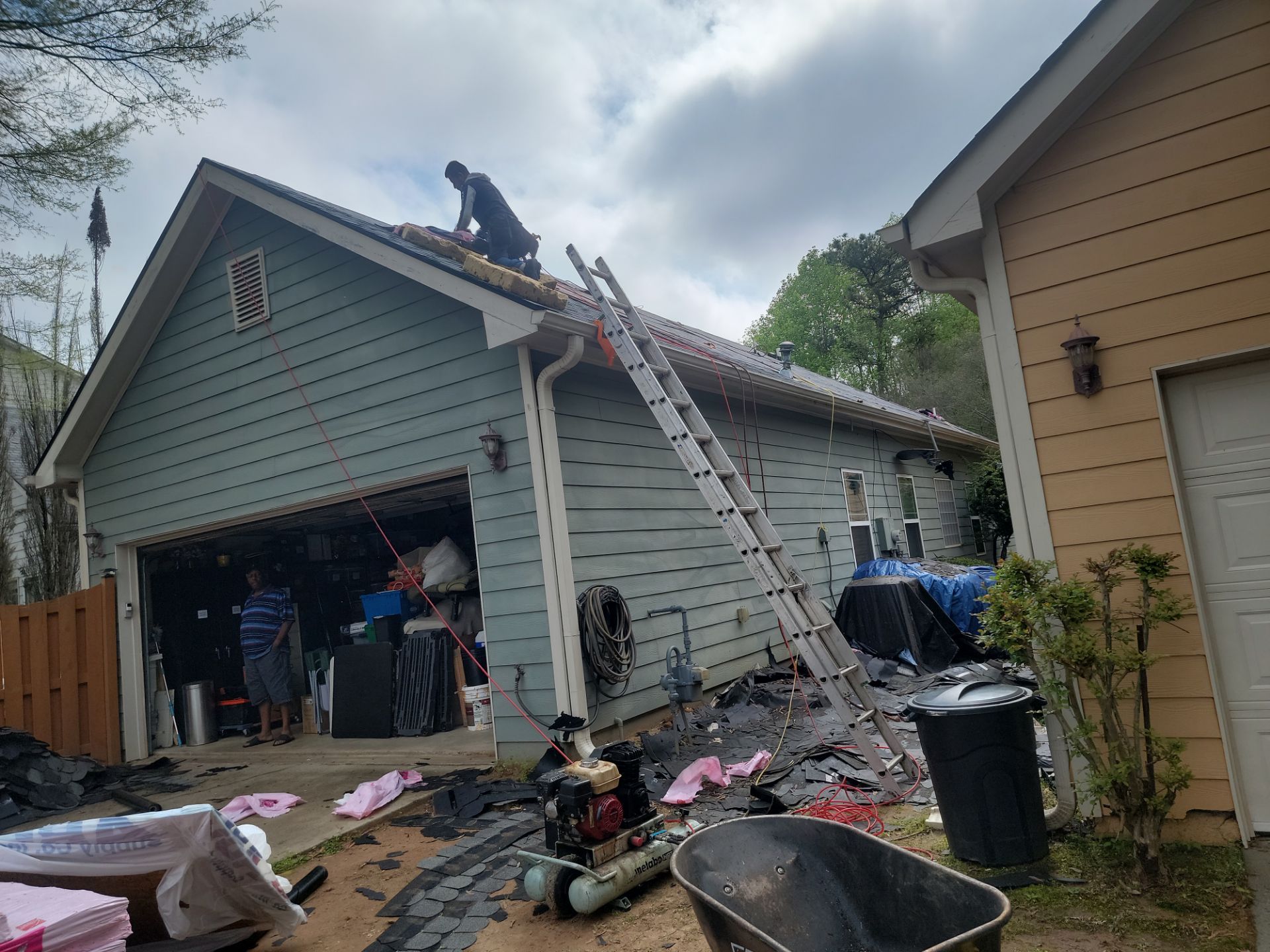 Residential Roofing Installation using Owens Corning by Inspector Roofing and Restoration