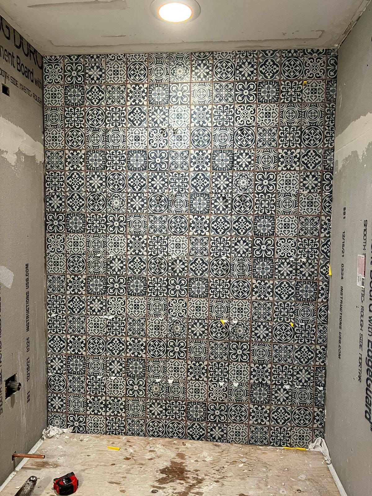 Bathroom Remodel using Tile by Home Concepts Construction