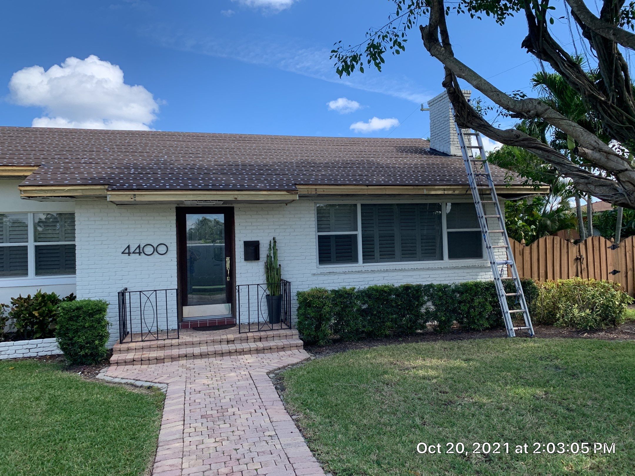 Residential Roofing Installation using 1" Nail strip metal roof by BLUES BROTHERS ROOFING
