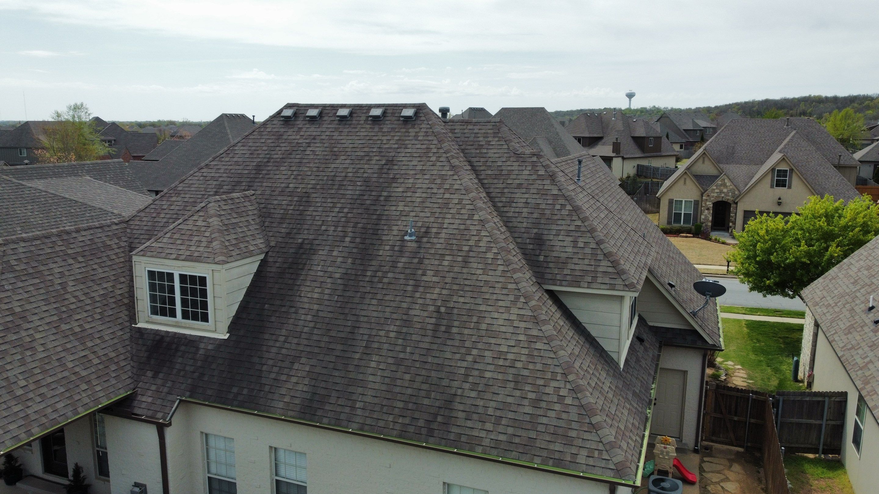 Residential Roof Replacement using Malarkey Vista (Weathered Wood) by Sentry Roofing