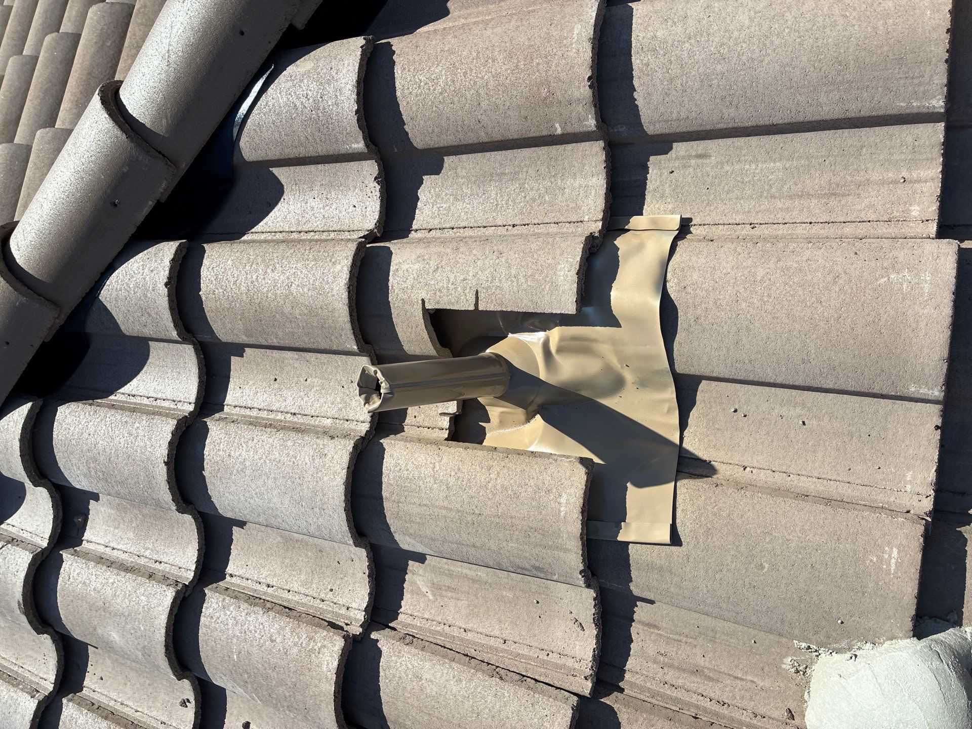 Residential Roof Install using Concrete Tiles in Scottsdale, Arizona by Weather-Tite Roofing
