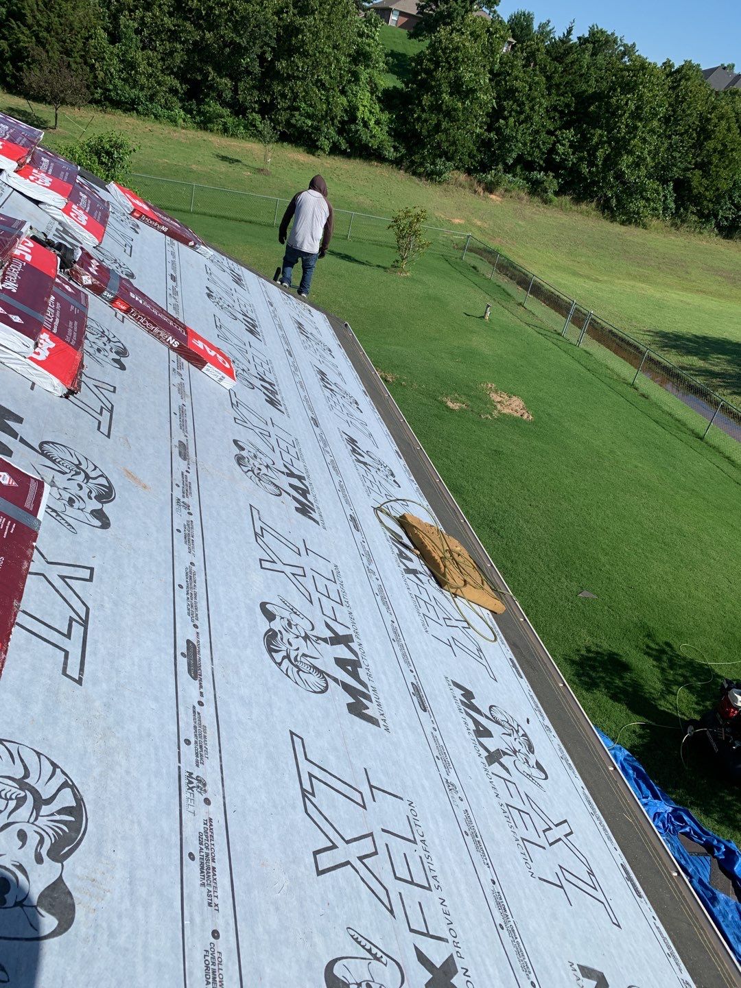 roof replacement in Choctaw by McCann's Roofing and Construction