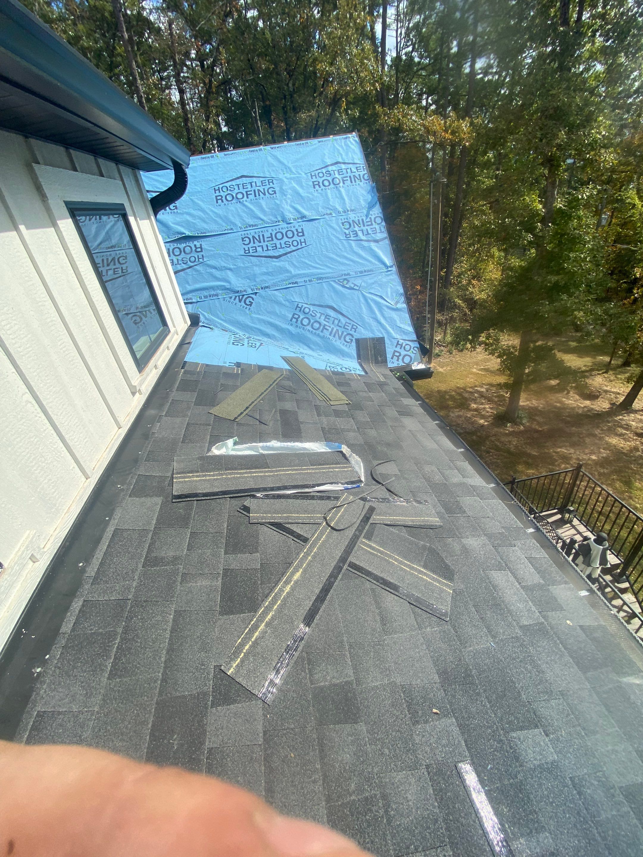 Residential Roofing Repair using Malarkey Vista: Midnight Black by Hostetler Roofing