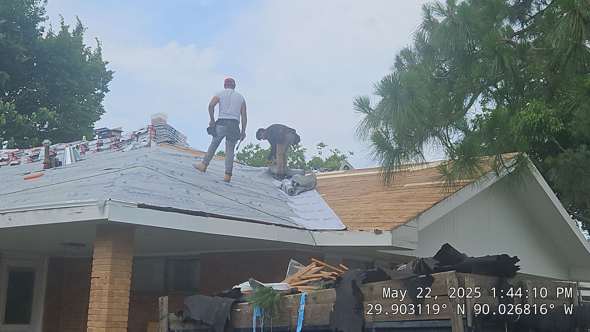 Project in Terrytown by Robertson Roofing & Siding Inc