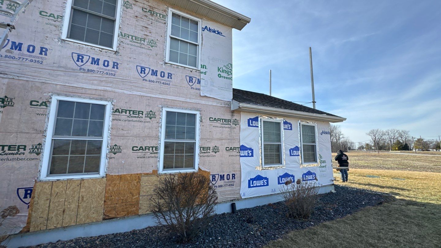 Siding Installation using Alside Coventry D4DL by Nitro Roofing and Construction