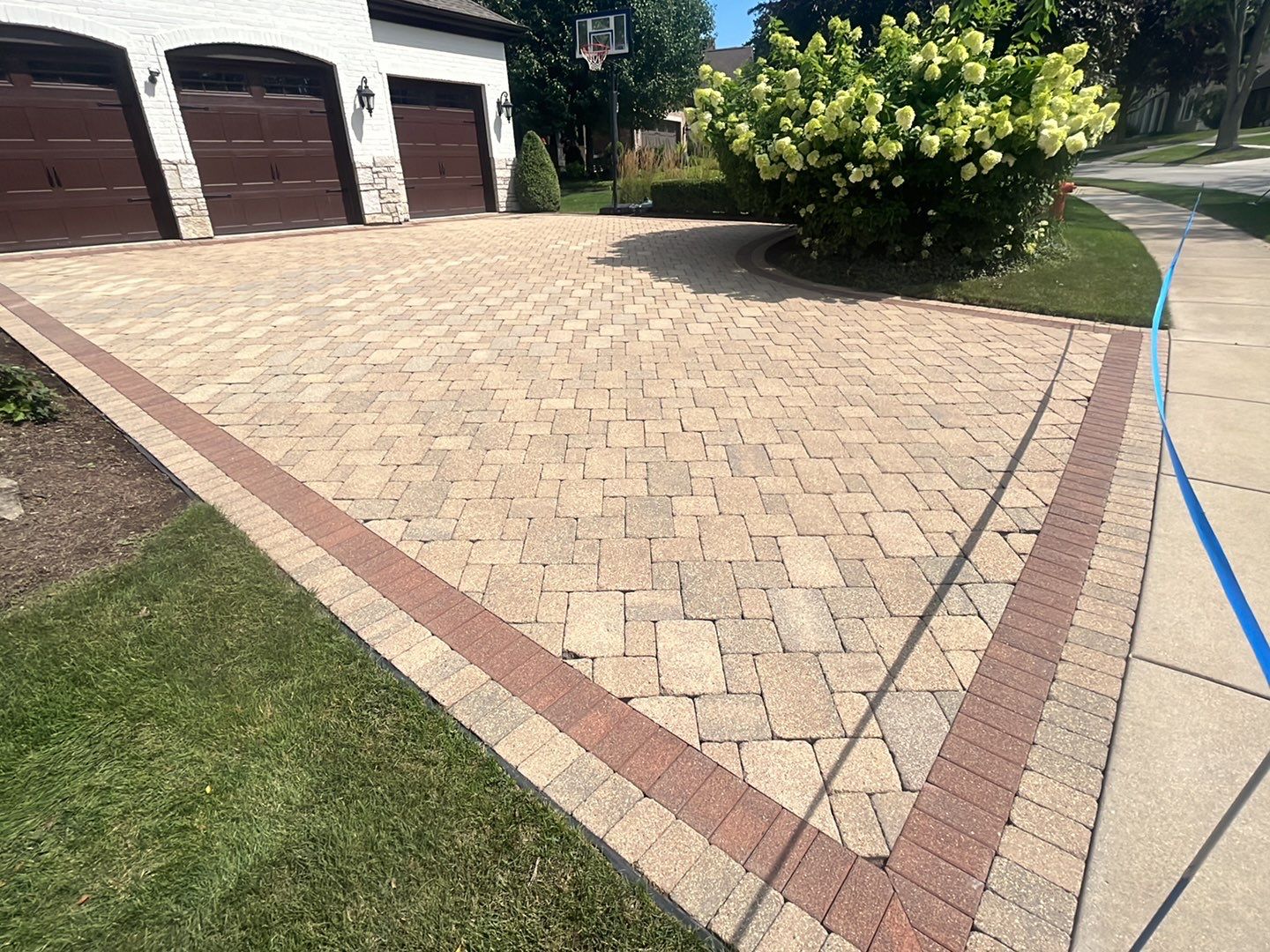 Brick paver clean, sand and seal.  using Surebond SB-1300 by Northern Power Washing LLC.
