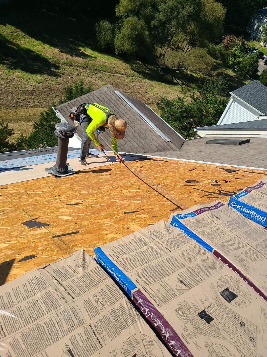 Woodbridge: Residential Roof Replacement with CertainTeed Landmark Pro Designer Shingles in Max Def Georgetown Gray by RM Banning, Inc.