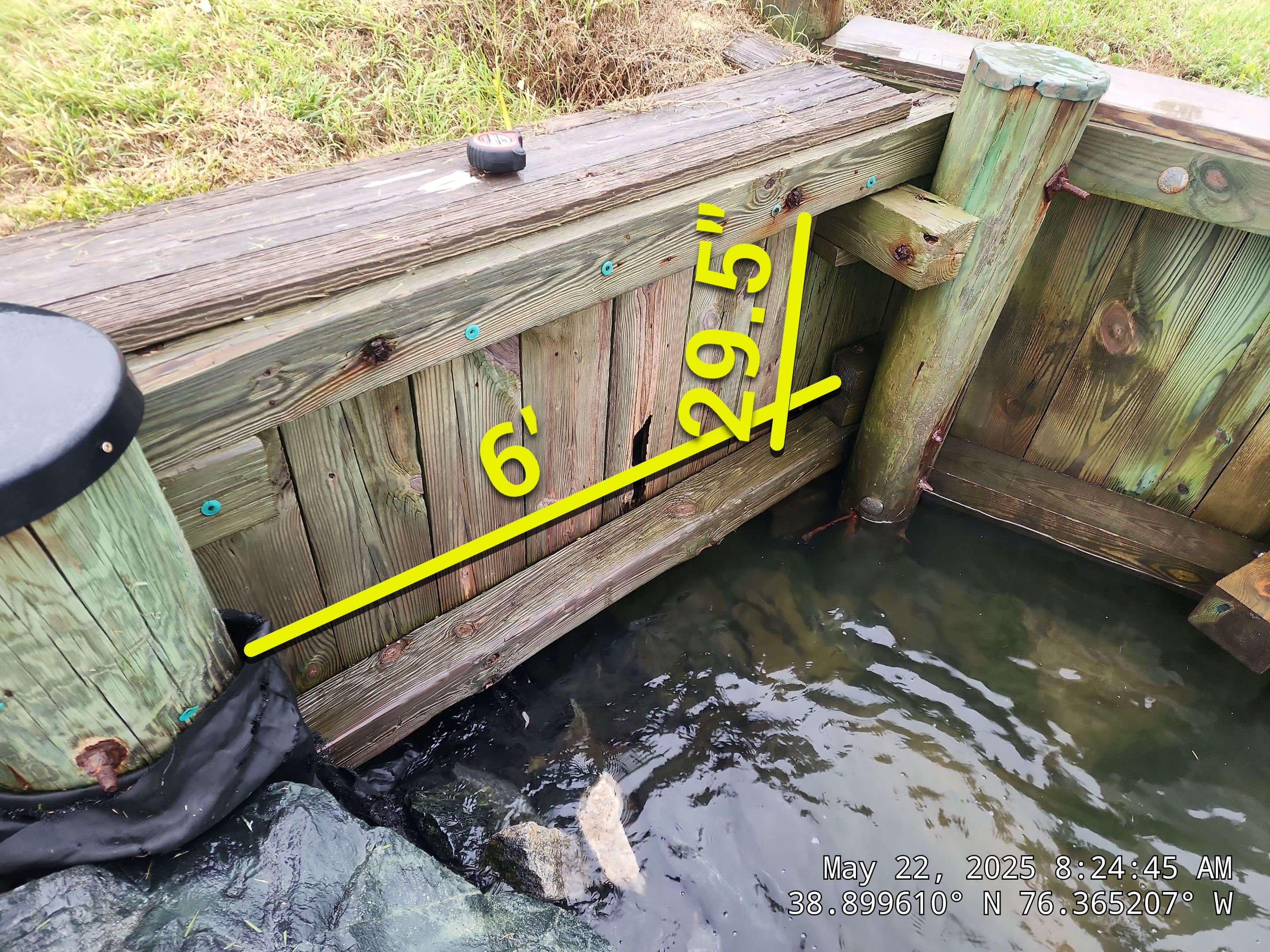Stevensville Bulkhead Leak Sealing by East Coast Poly Solutions