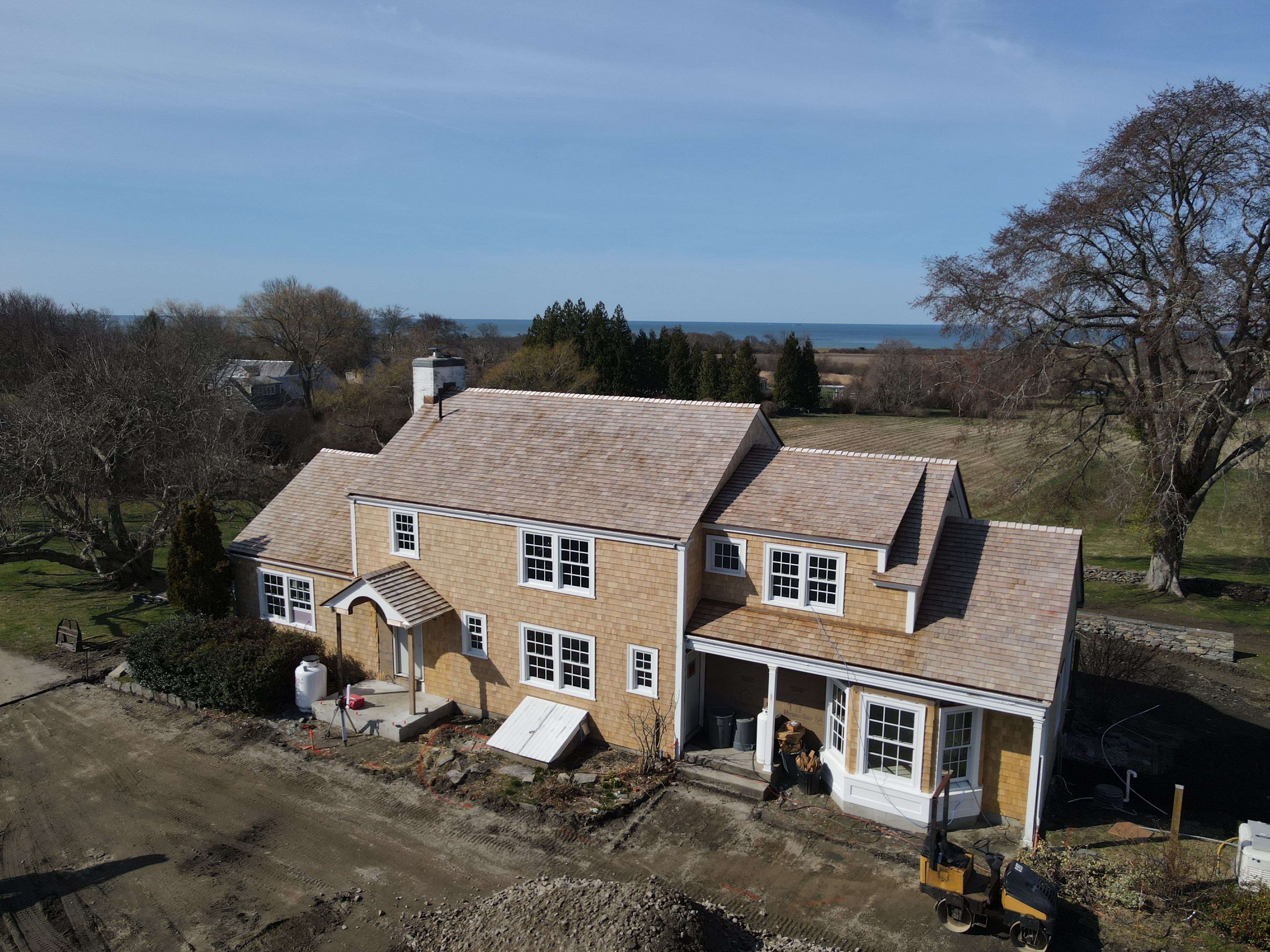 Cedar Roofing, Siding, Copper Gutters - Private Residence by Rinaldi Brothers