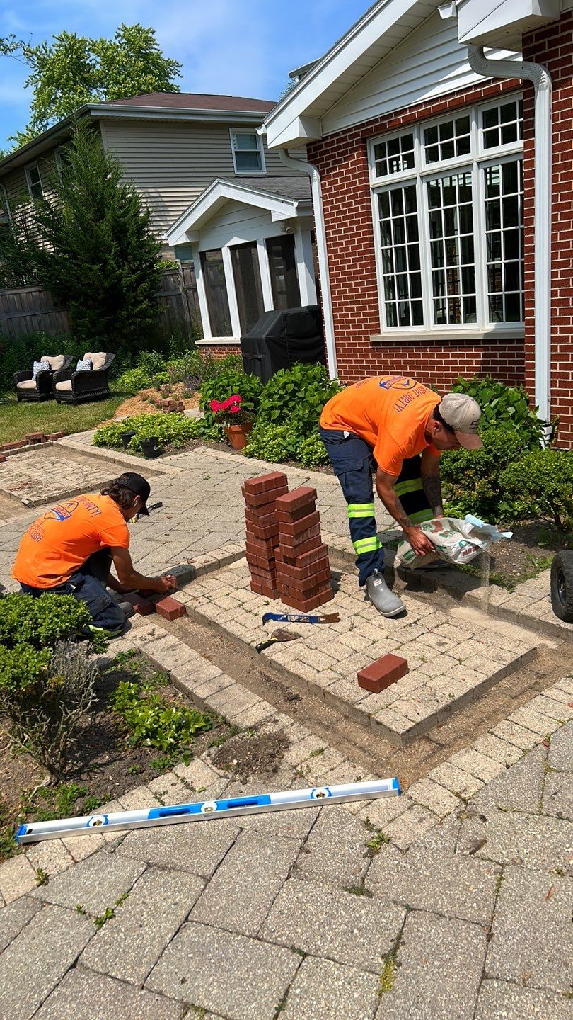 Brick paver clean, sand and seal.  using Surebond SB-1300 by Northern Power Washing LLC.