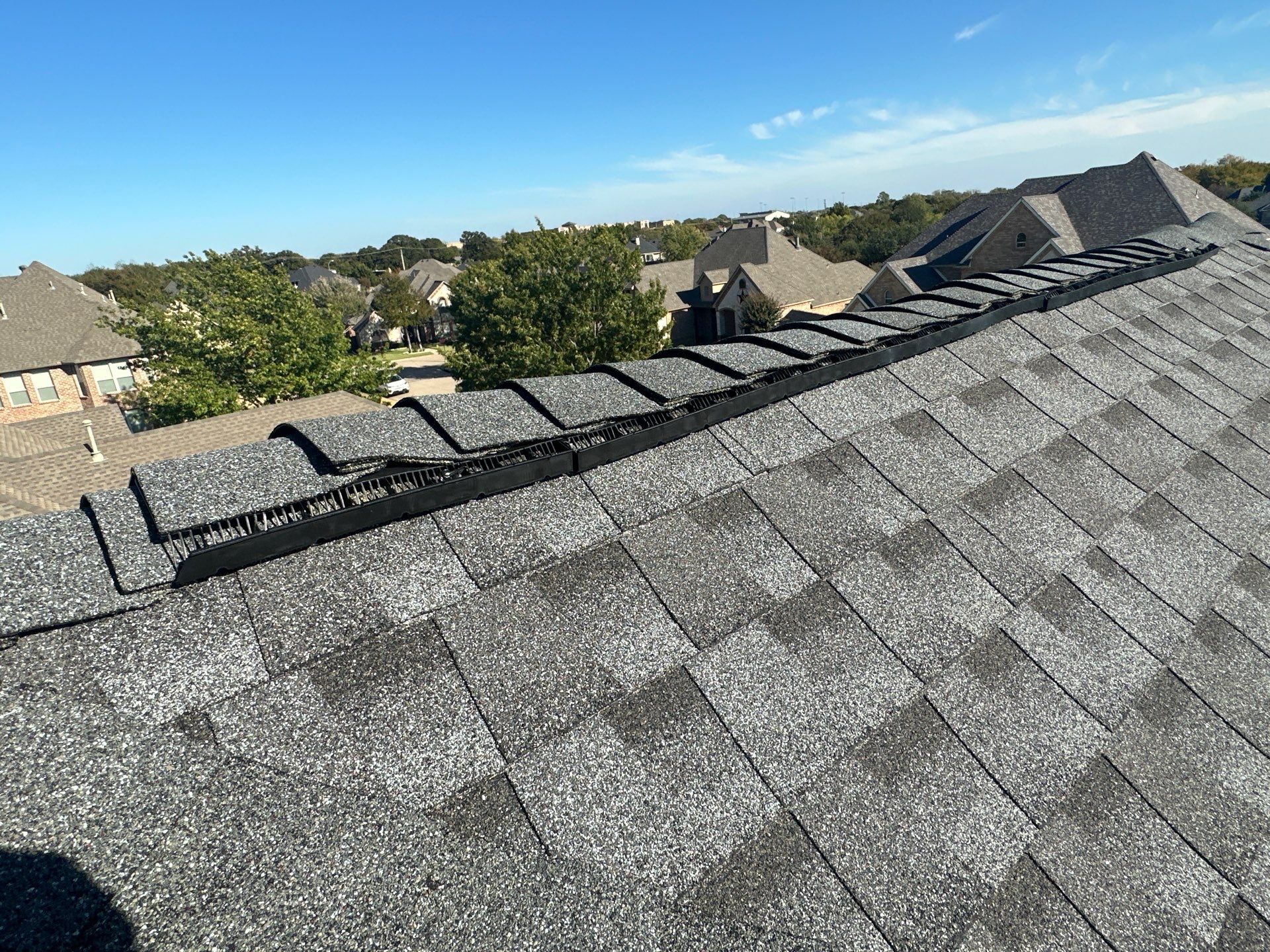 Full Roof Replacement in Mansfield Texas - GAF MasterElite Golden Pledge 25 year Warranty by First United Roofing & Construction