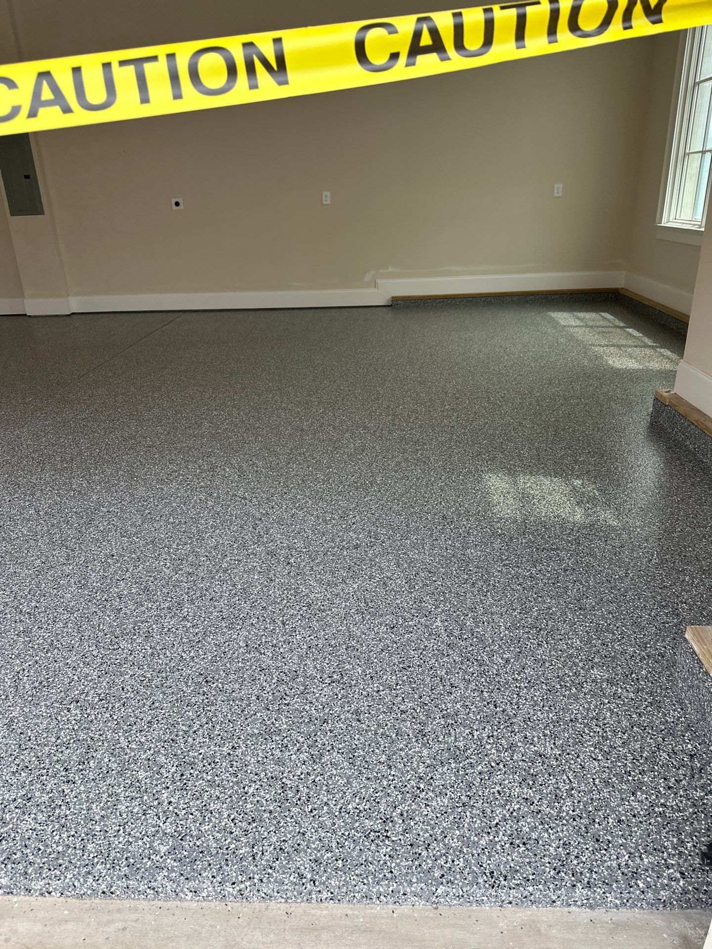 Garage Floor Coating using Wombat by My Garage Floor Guys