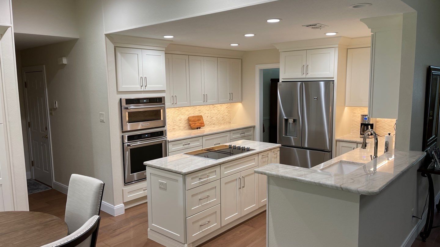 Deerfield Kitchen Refresh Before and After by Legacy Bath and Kitchen