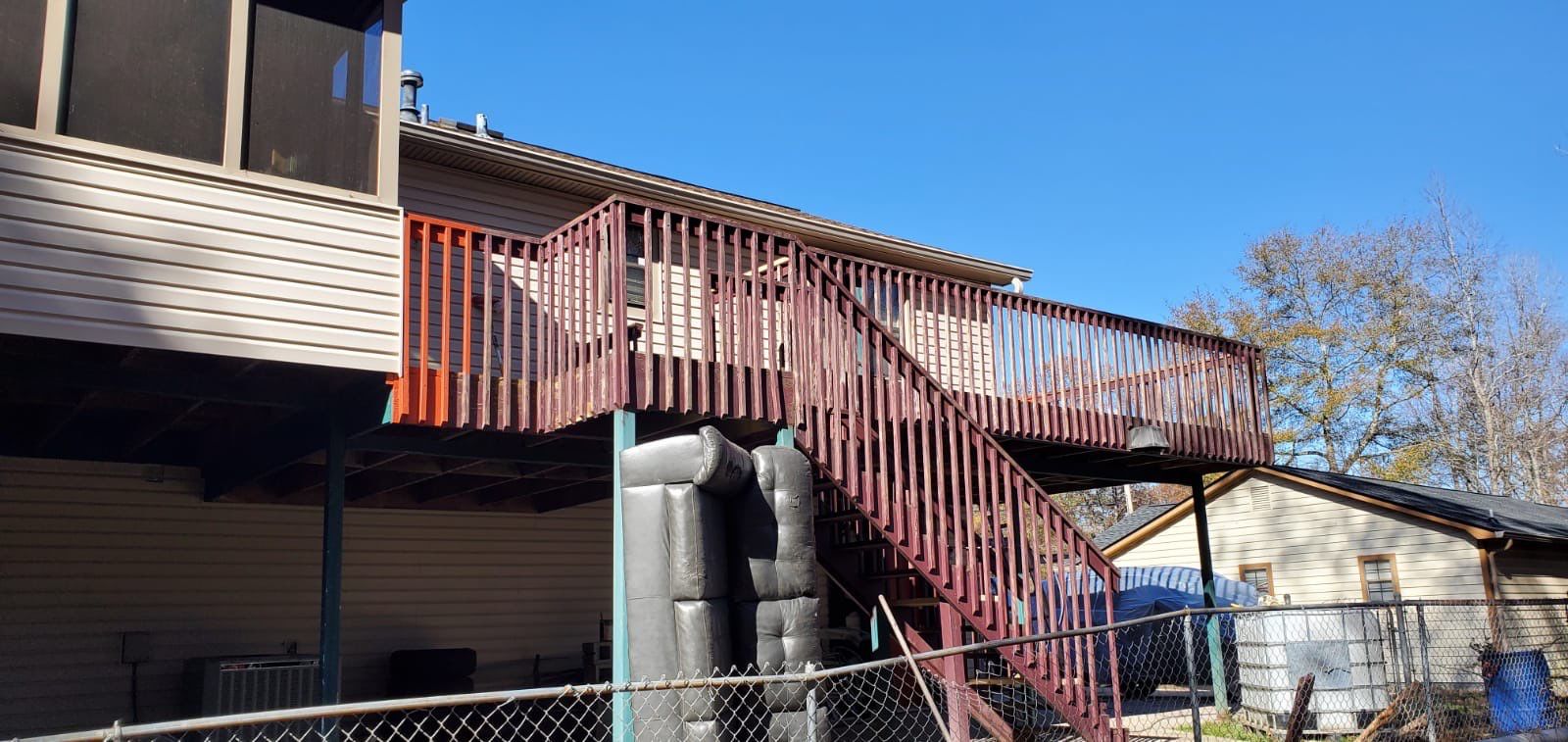 Exterior Painting and Deck Staining Project in Lithia Springs by Swift Home Renovations