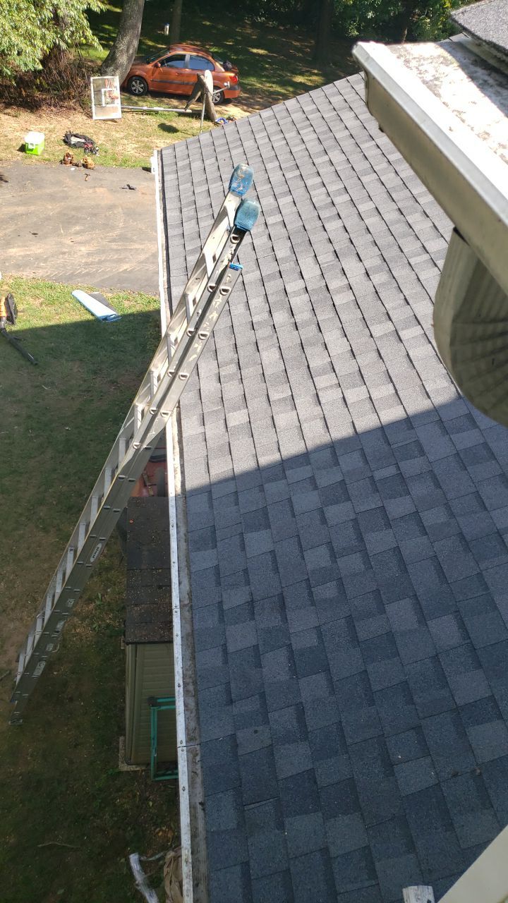 Marshall Roofing Project - Landmark Pro Max Def Pewterwood Designer Shingles by RM Banning, Inc.