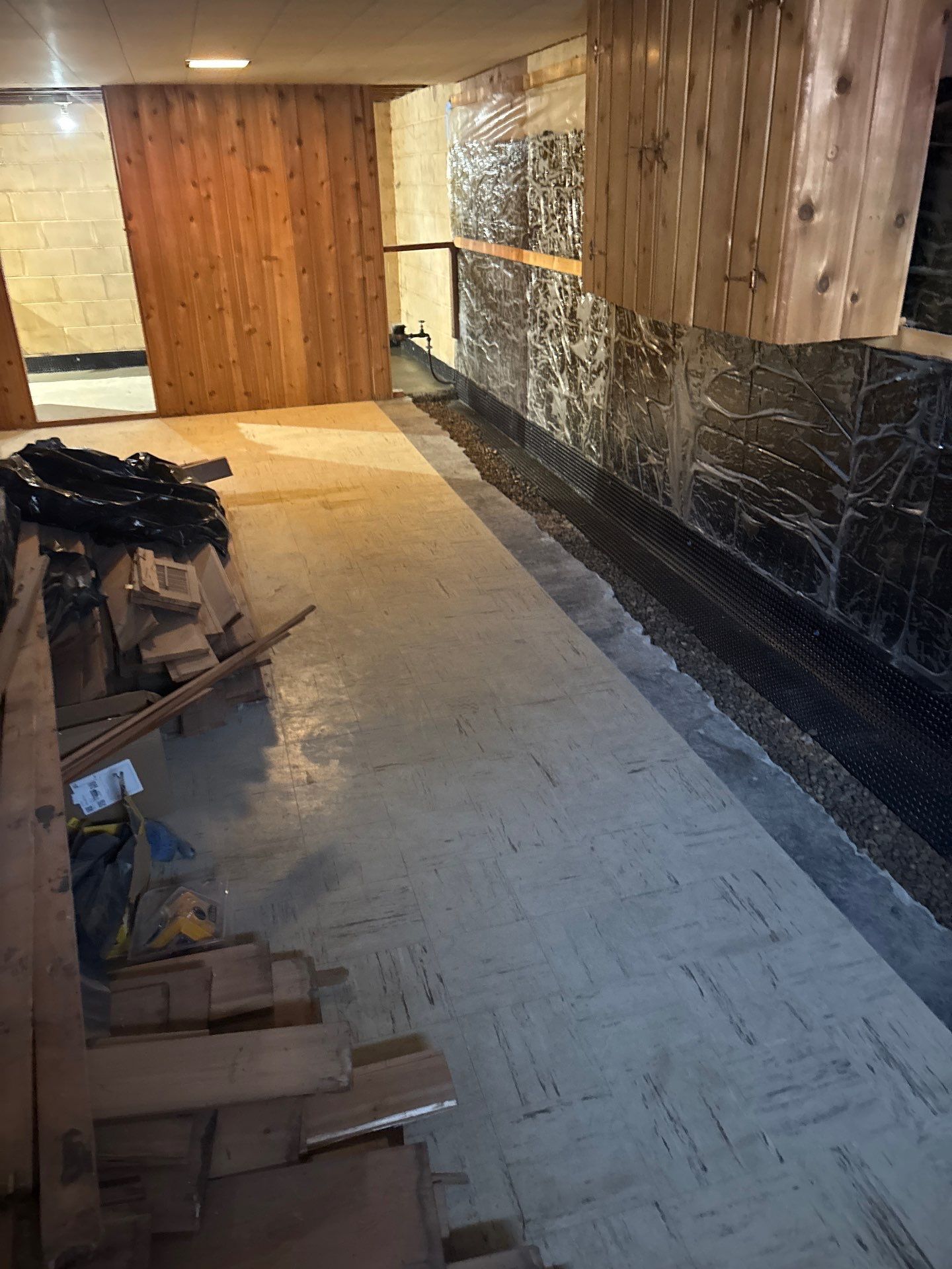 Helping Dan Get Going on His Remodel by Waterproofing Northeast