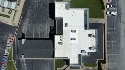Commercial Shingle Roofing Install - Atlas StormMaster Shake - Color Black Shadow