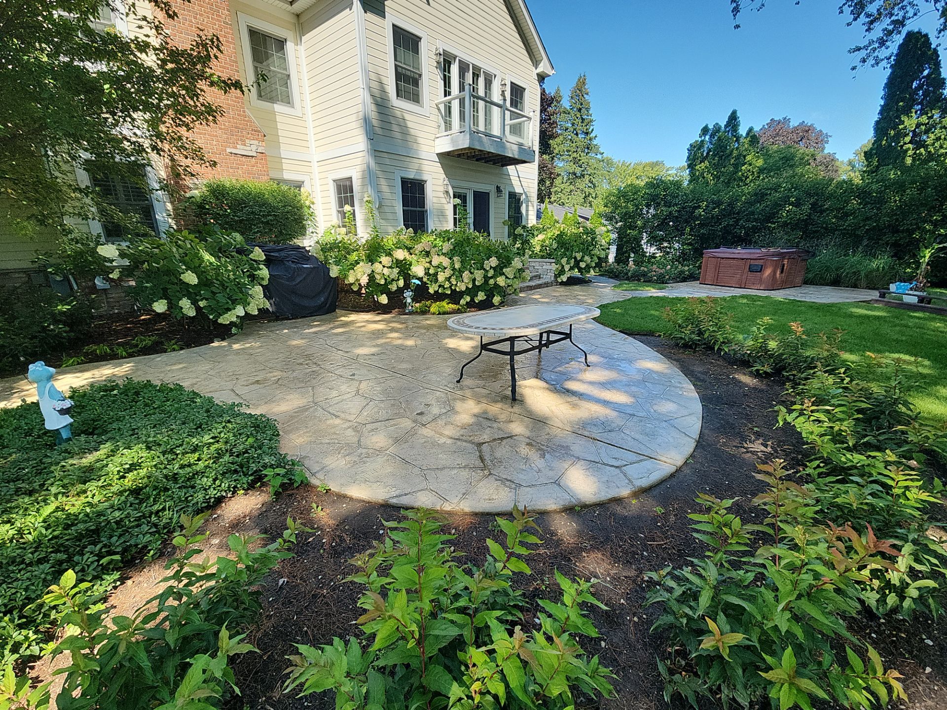 Stamped Concrete Surface Cleaning by Northern Power Washing LLC.