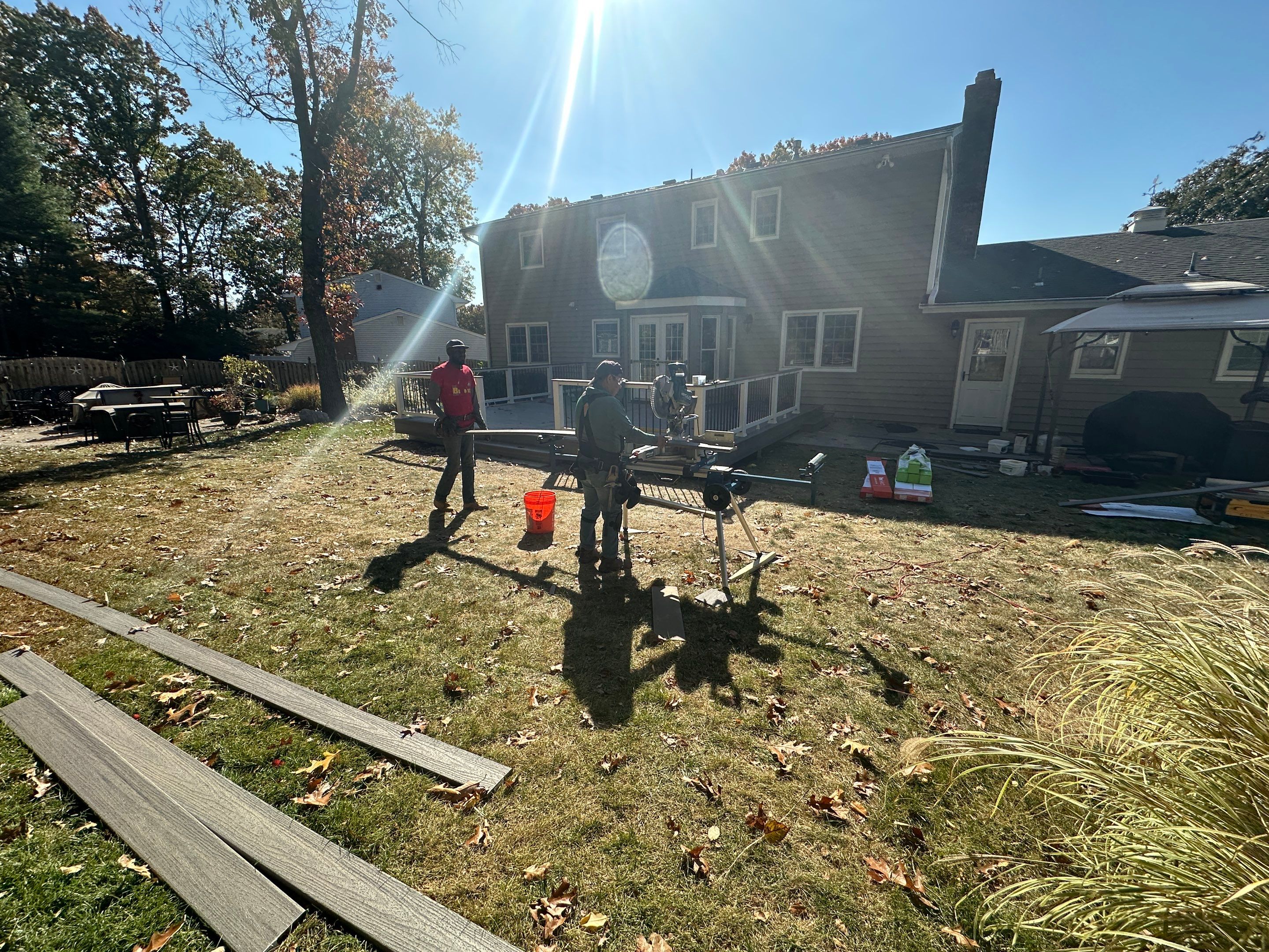 Deck Installation using Trex by Home Concepts Construction