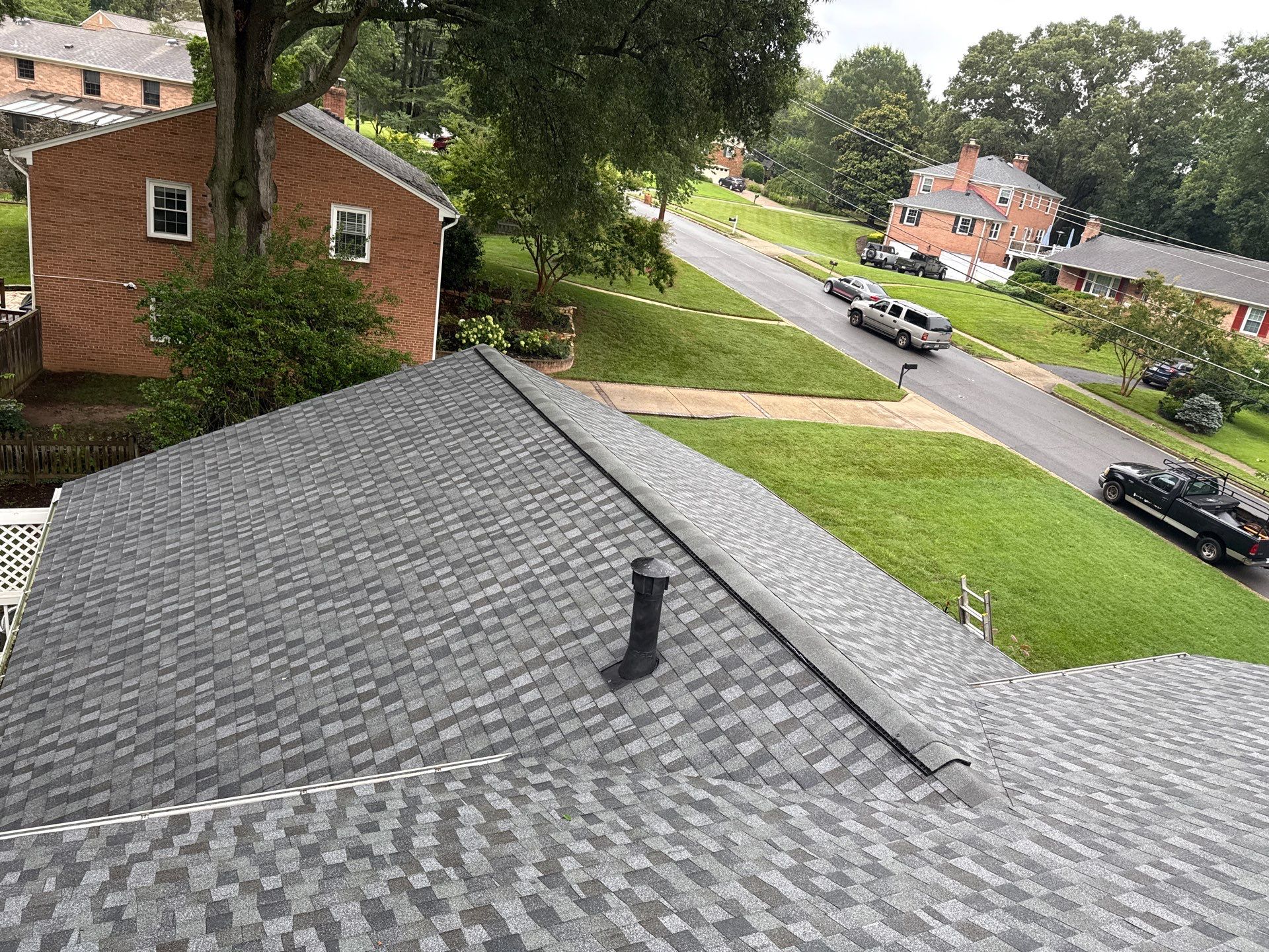 Alexandria: Residential Roof Replacement with GAF Timberline HDZ in Nantucket Morning by RM Banning, Inc.