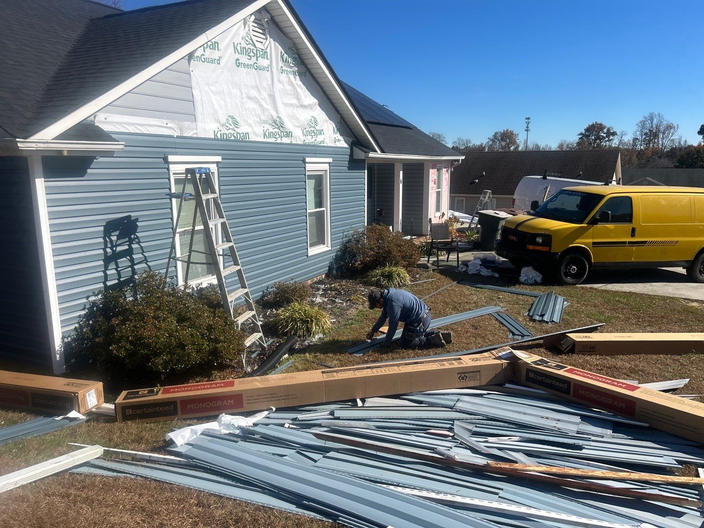 Roof replacement and siding by hail damage by Just Brilliant Restoration JBR