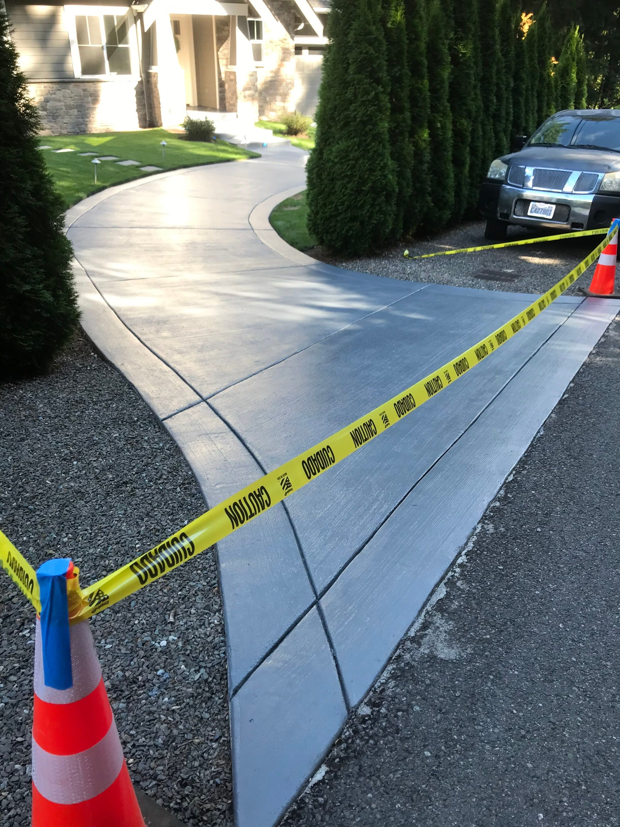 Melanie | Concrete Driveway  by Jireh Asphalt & Concrete Inc 