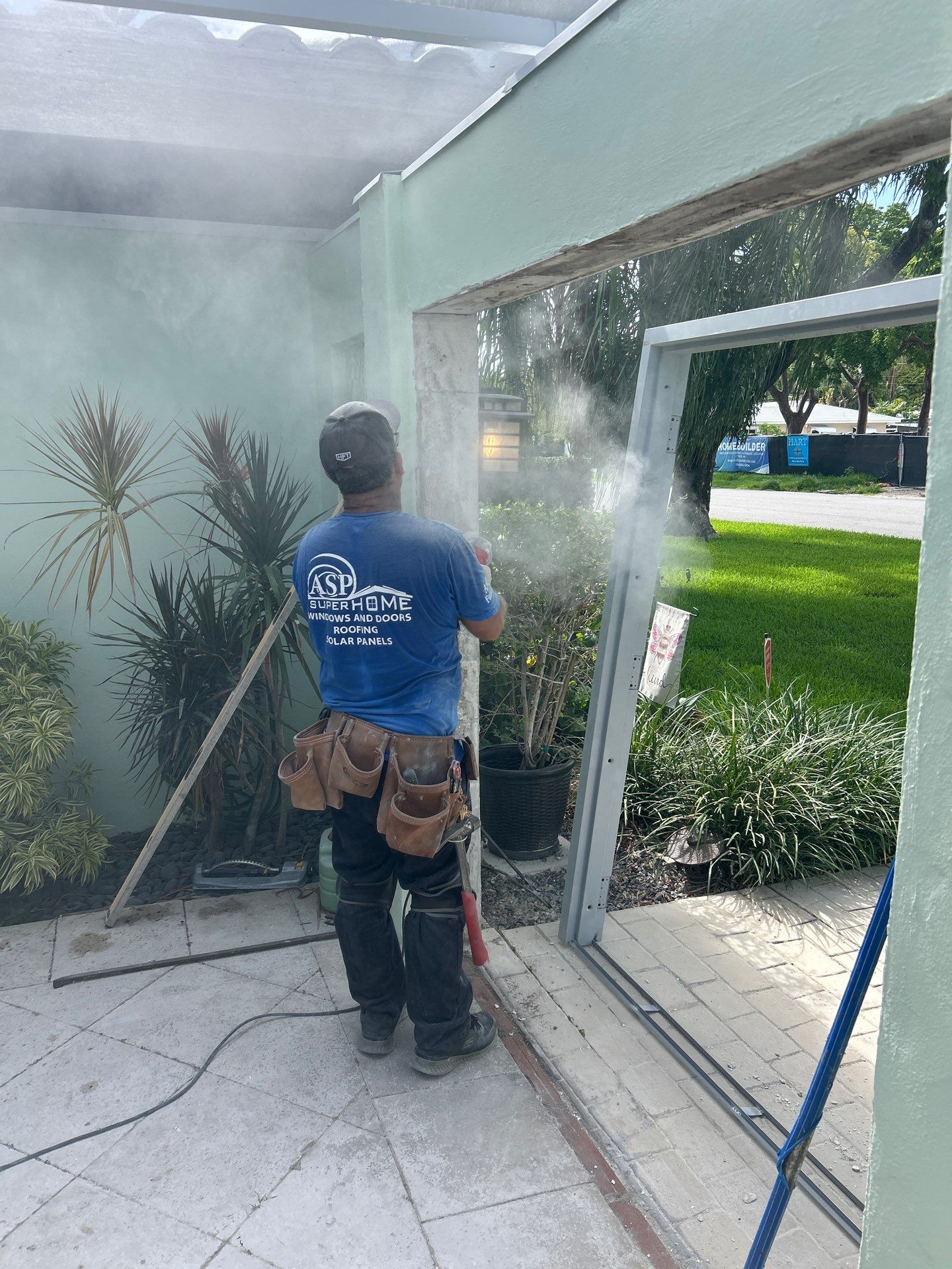 Beautiful replacement  of door in  Fort Lauderdale by ASP SuperHome