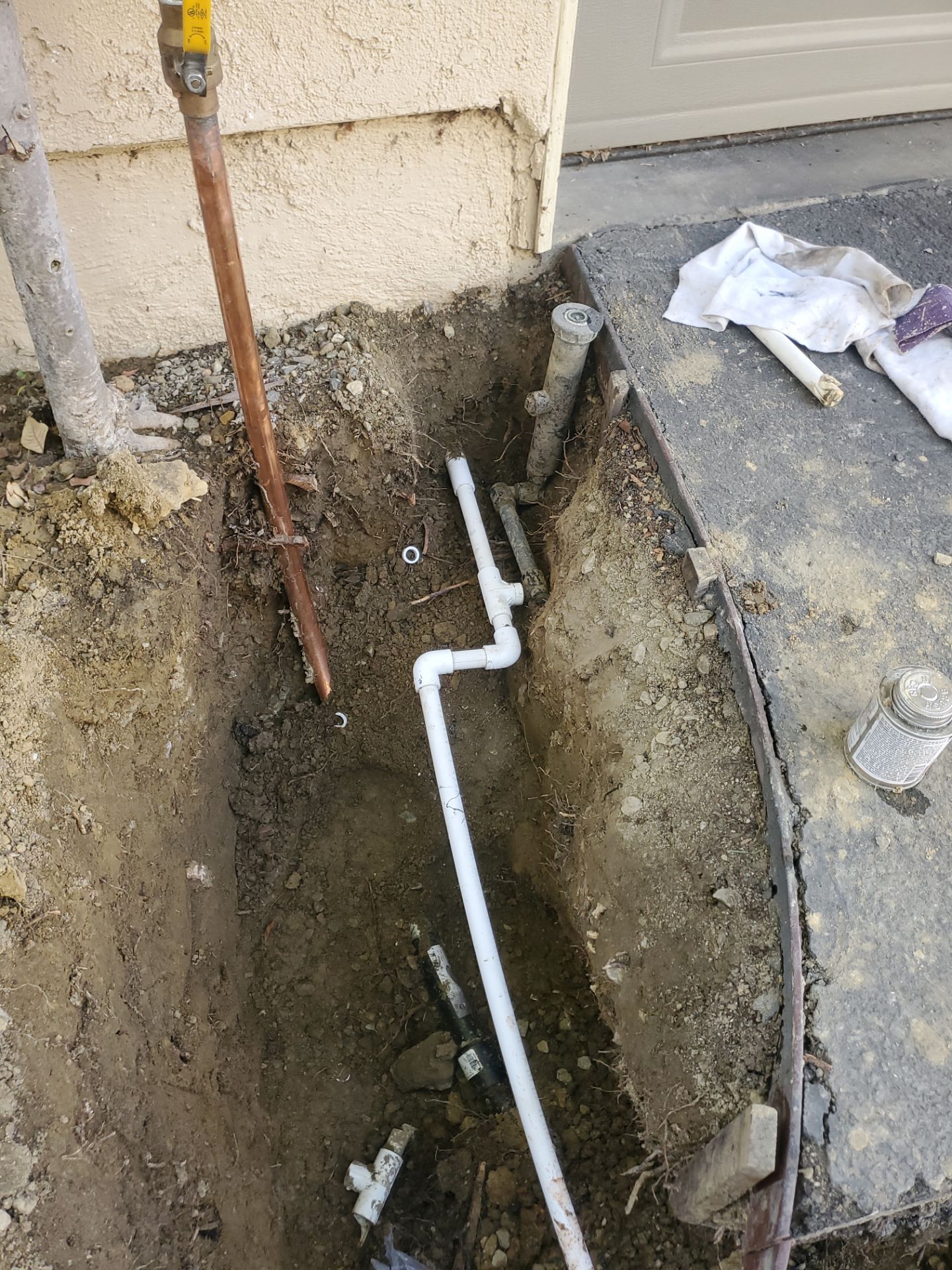 Mainline Reroute in Diamond Bar by One Stop Source