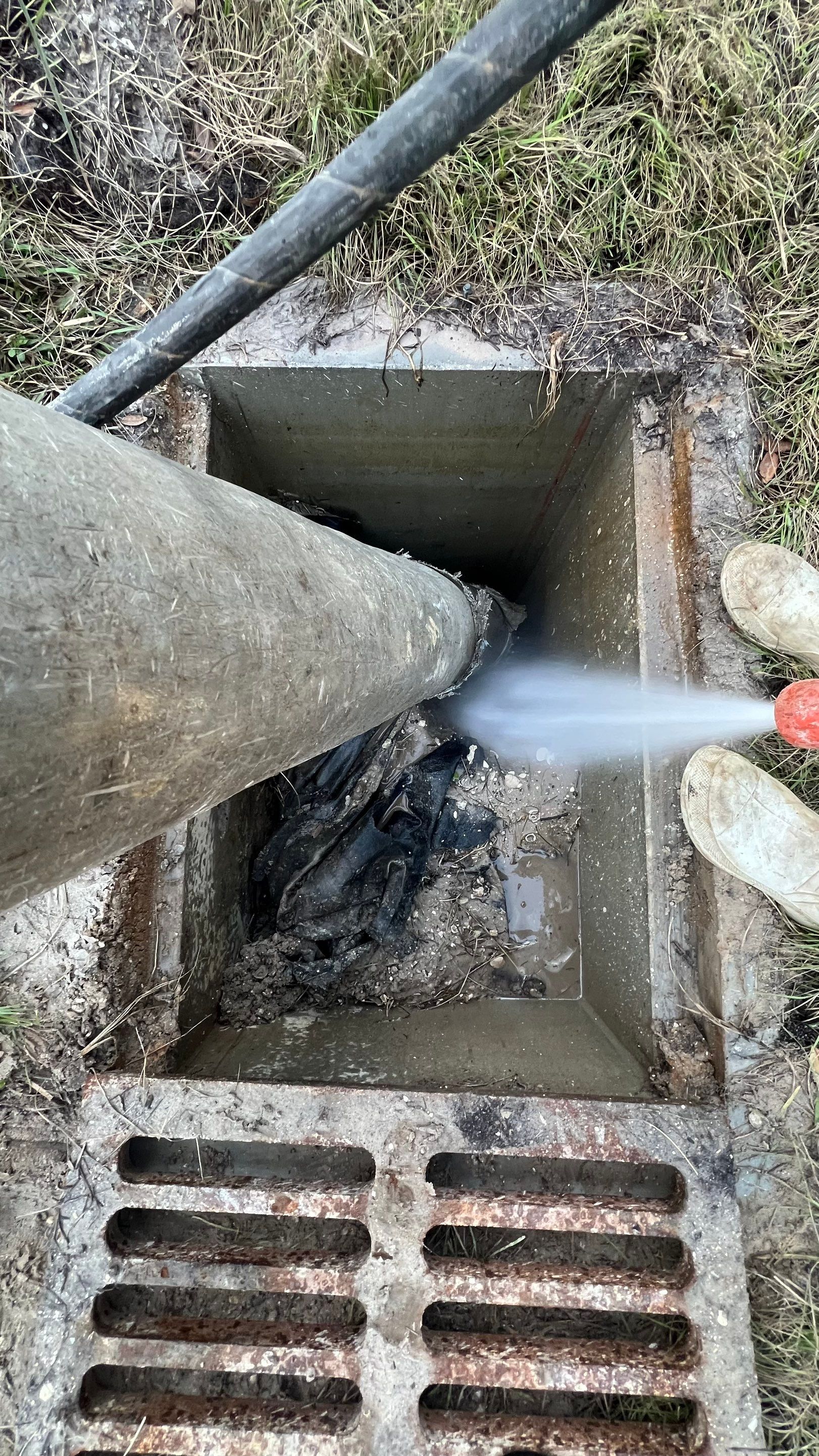 New Commercial Construction Stormwater System Cleaning by Don Mar, Inc. Storm Water Solutions