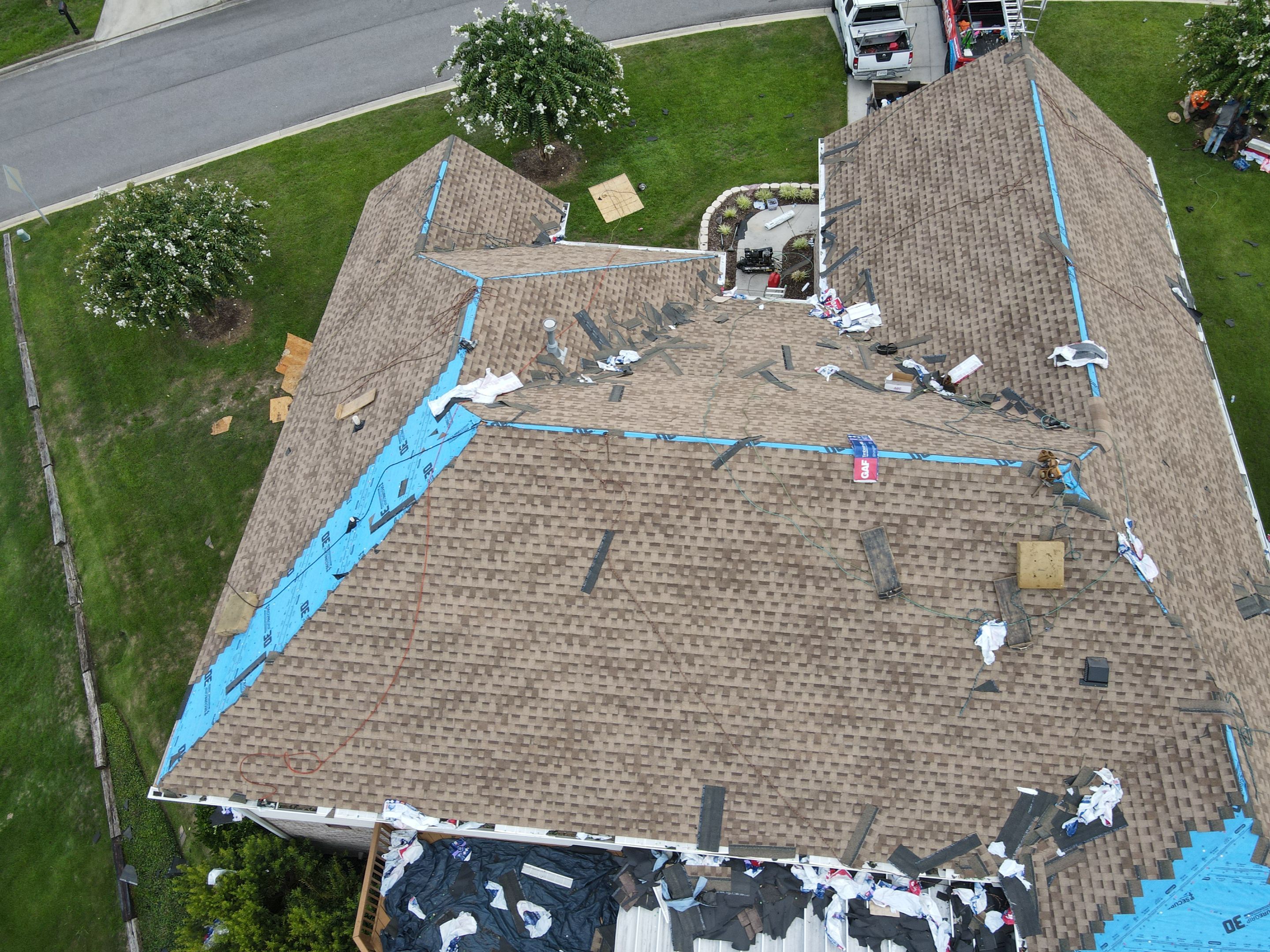 Residential Roofing Installation using Owens Corning by Inspector Roofing and Restoration